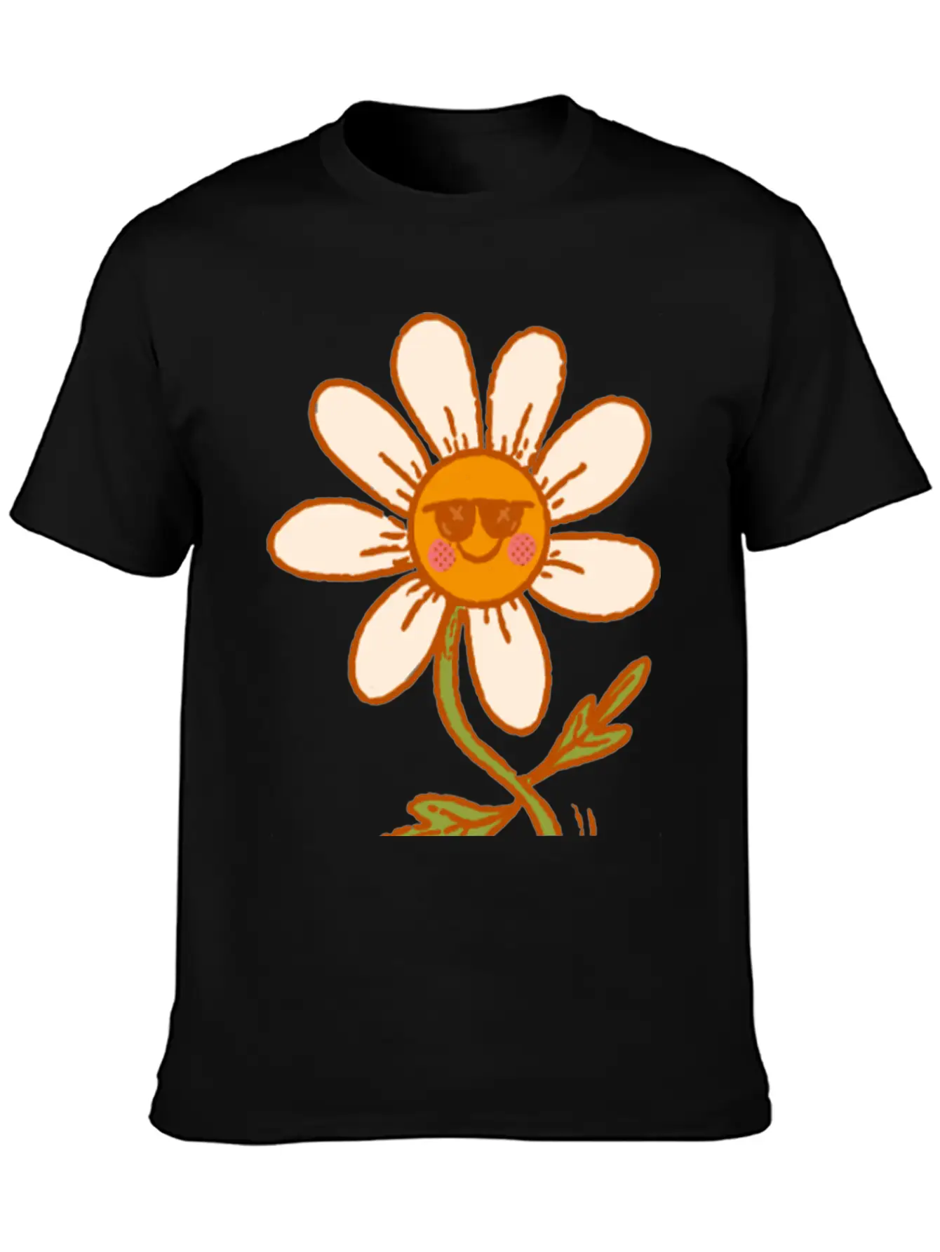 Dancing Daisy Essential Unisex Summer Tee – Soft Cotton Casual Fit