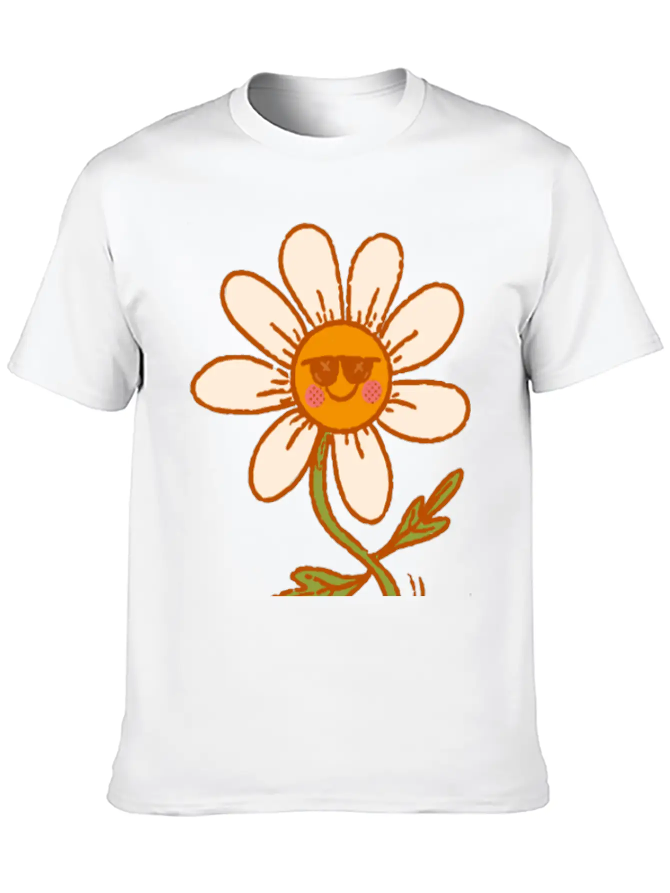 Dancing Daisy Essential Unisex Summer Tee – Soft Cotton Casual Fit