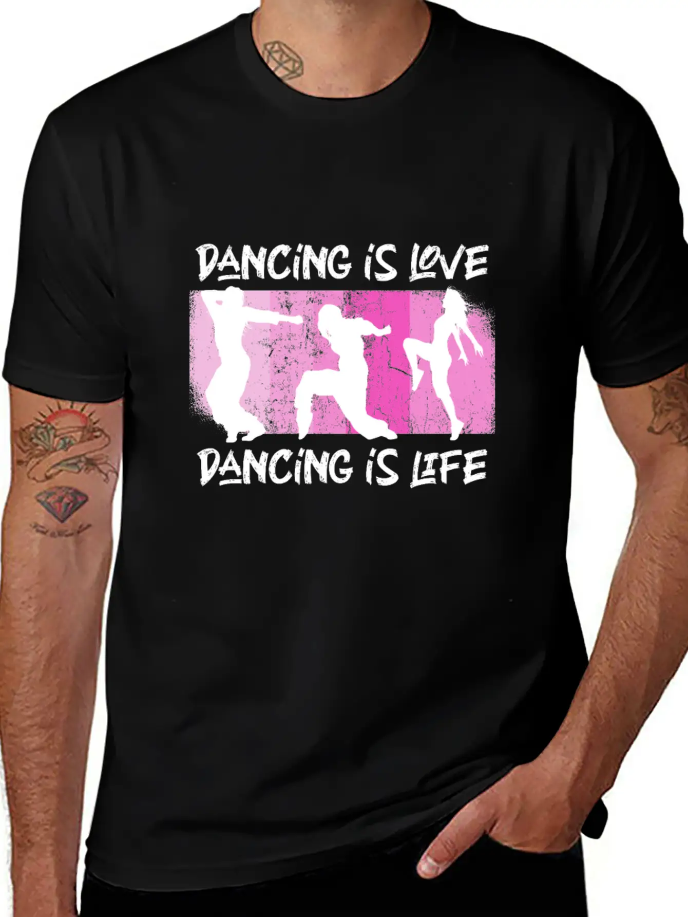 Dancing Is Love Dancing Is Life Essential Unisex Summer Tee – Soft Cotton Casual Fit