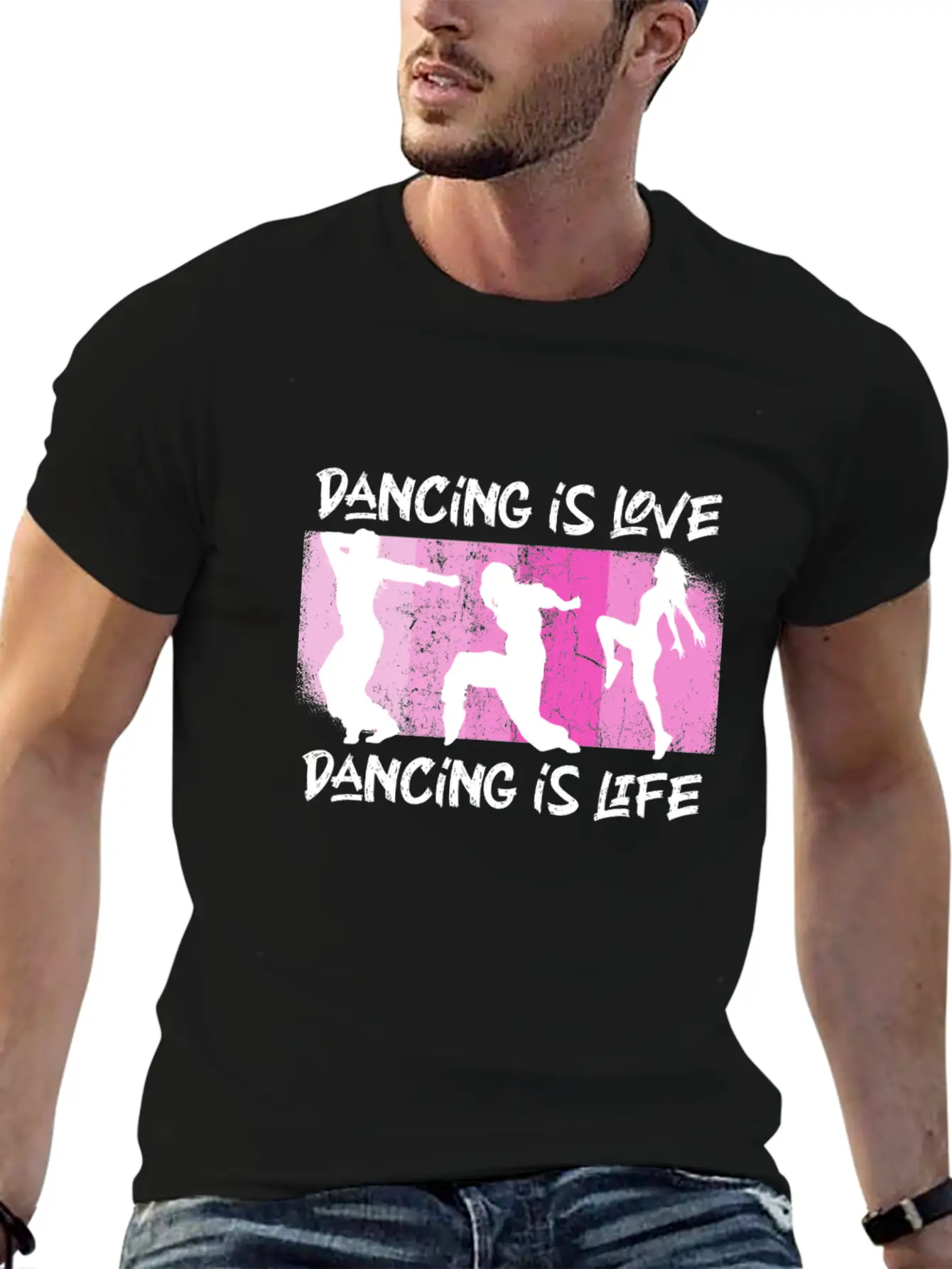Dancing Is Love Dancing Is Life Essential Unisex Summer Tee – Soft Cotton Casual Fit