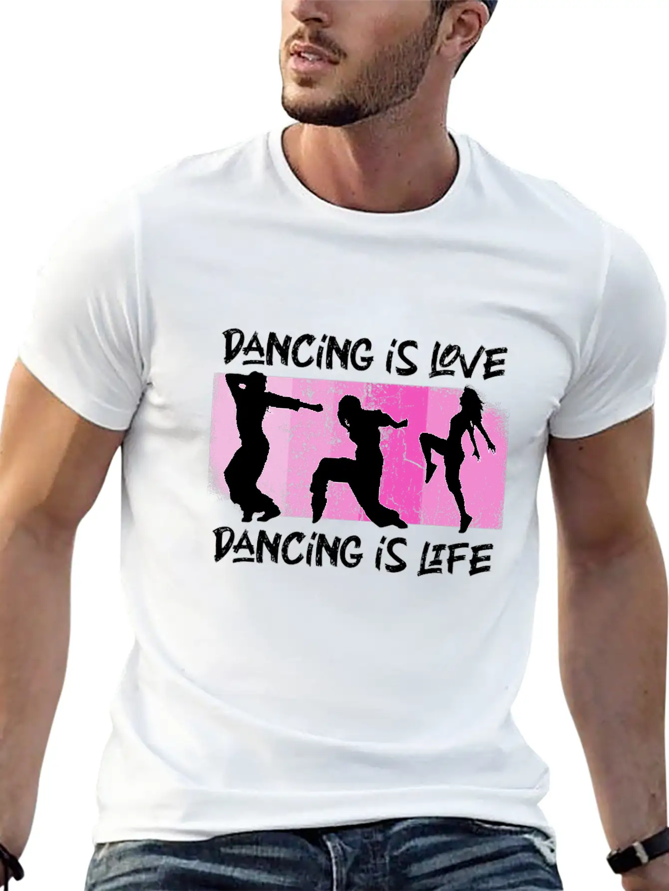 Dancing Is Love Dancing Is Life Essential Unisex Summer Tee – Soft Cotton Casual Fit
