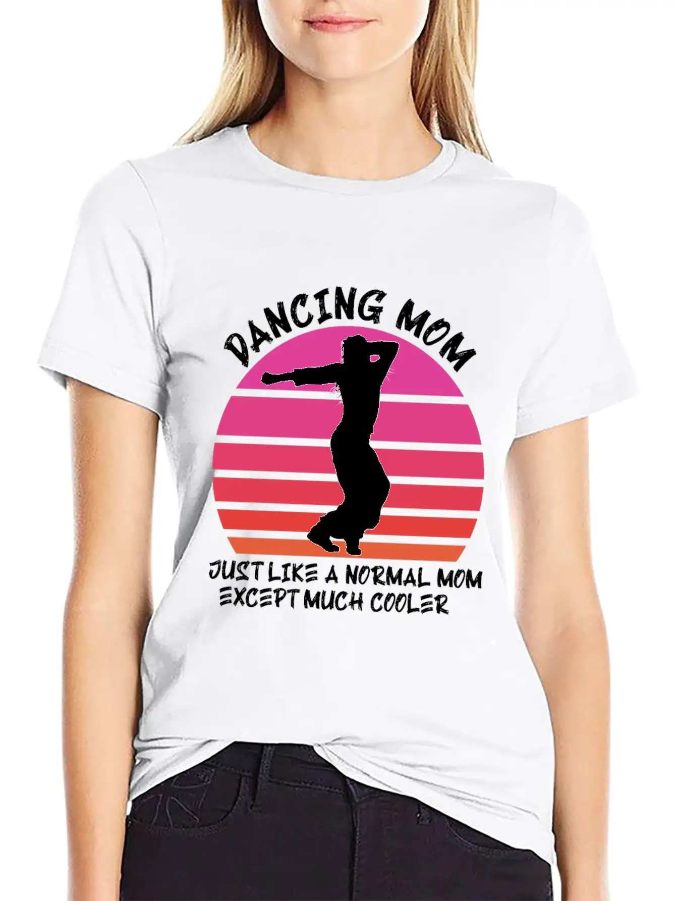 Dancing Mom Timeless Short Sleeve Tee – Comfy And Minimalist Design