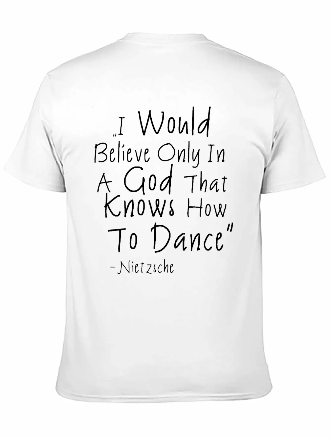 Dancing Quote Basic Graphic T-Shirt – Daily Comfort In Soft Cotton