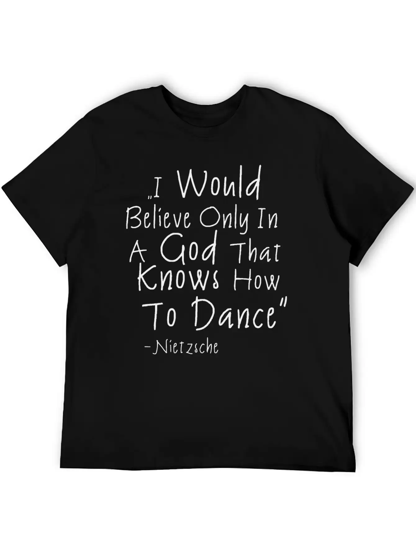 Dancing Quote Basic Graphic T-Shirt – Daily Comfort In Soft Cotton