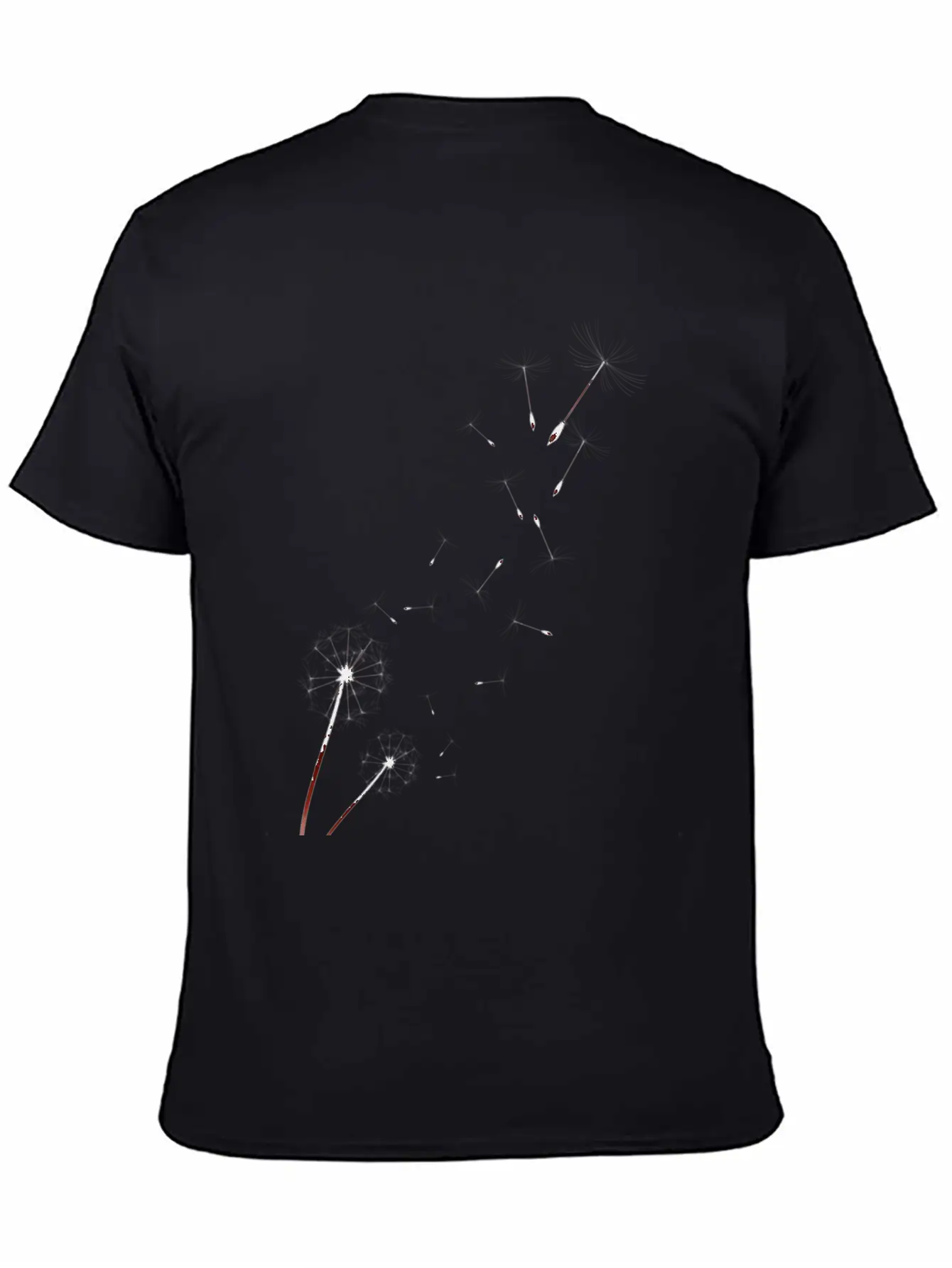 Dandelion On Baby Blue Unisex Casual T-Shirt – Clean Design For Daily Comfort