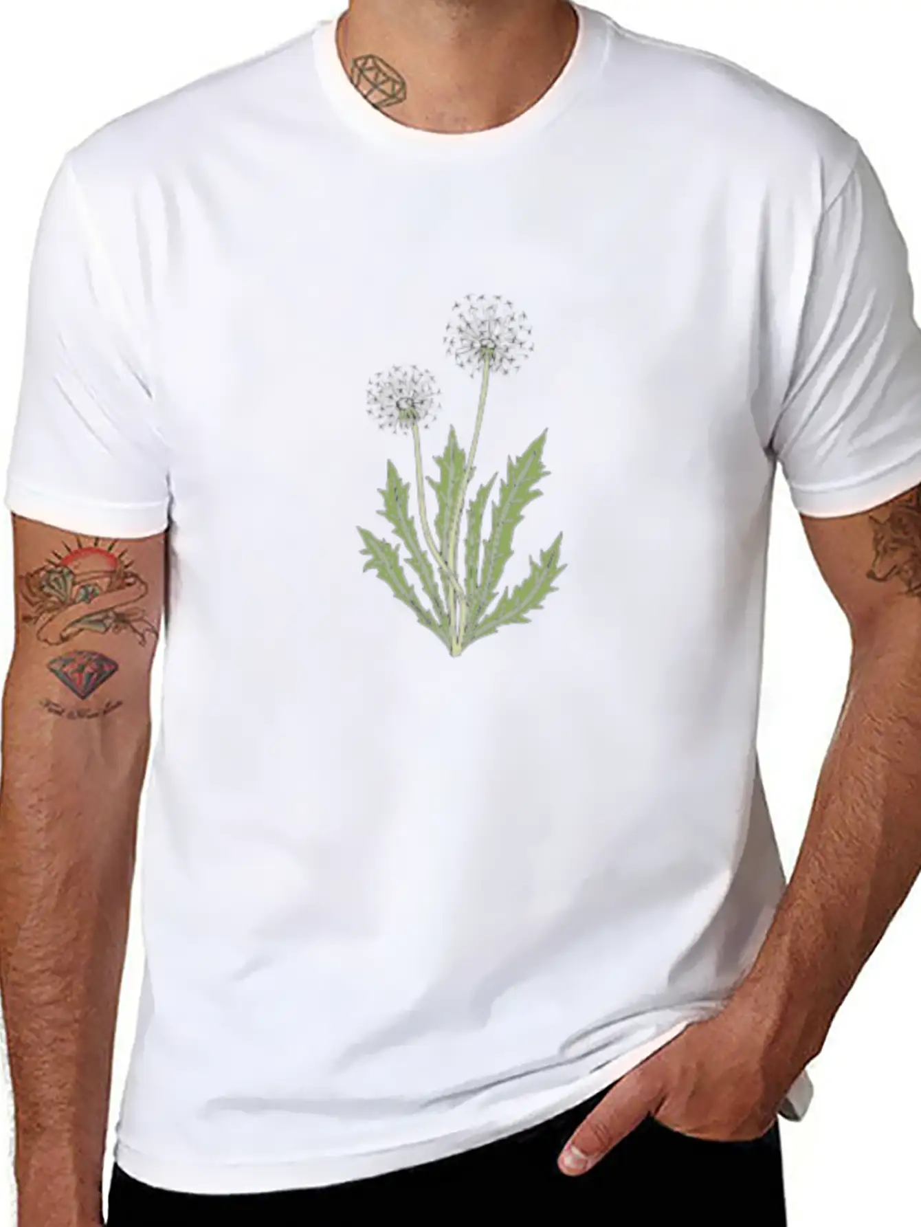Dandelion Unisex Casual T-Shirt – Clean Design For Daily Comfort