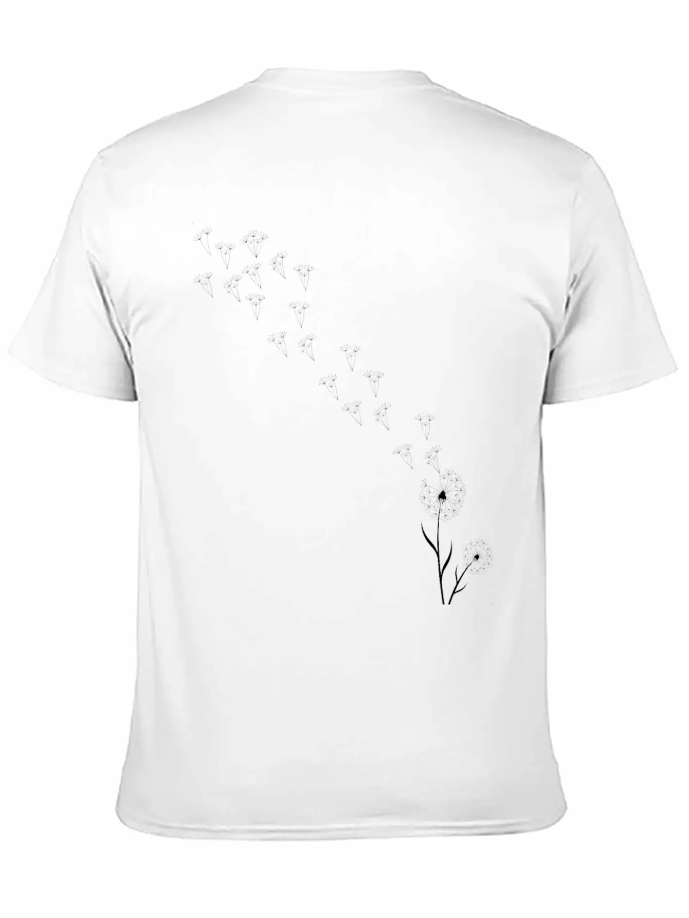 Dandelion Unisex Short Sleeve Soft Cotton T-Shirt – Casual Everyday Wear