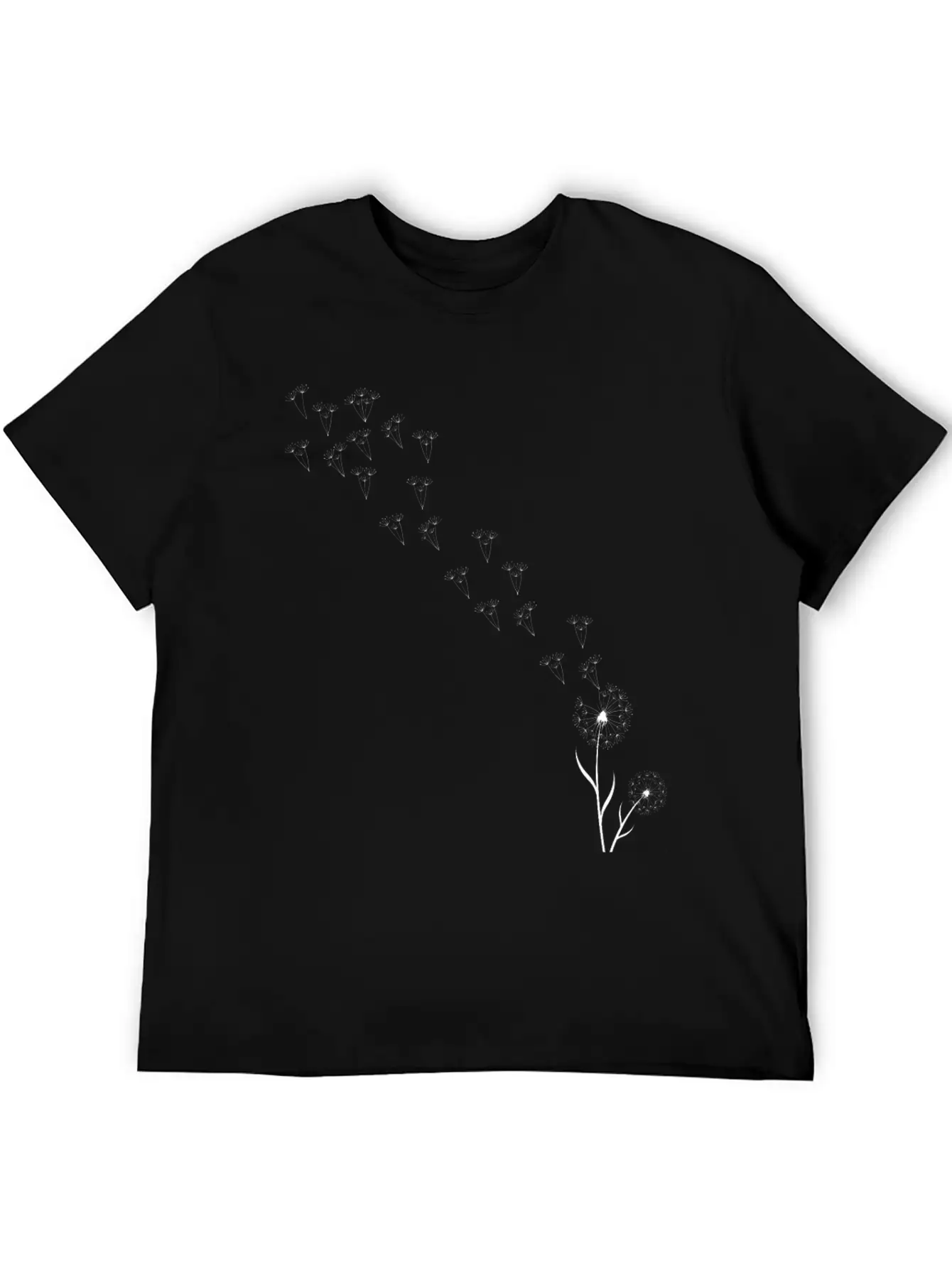 Dandelion Unisex Short Sleeve Soft Cotton T-Shirt – Casual Everyday Wear