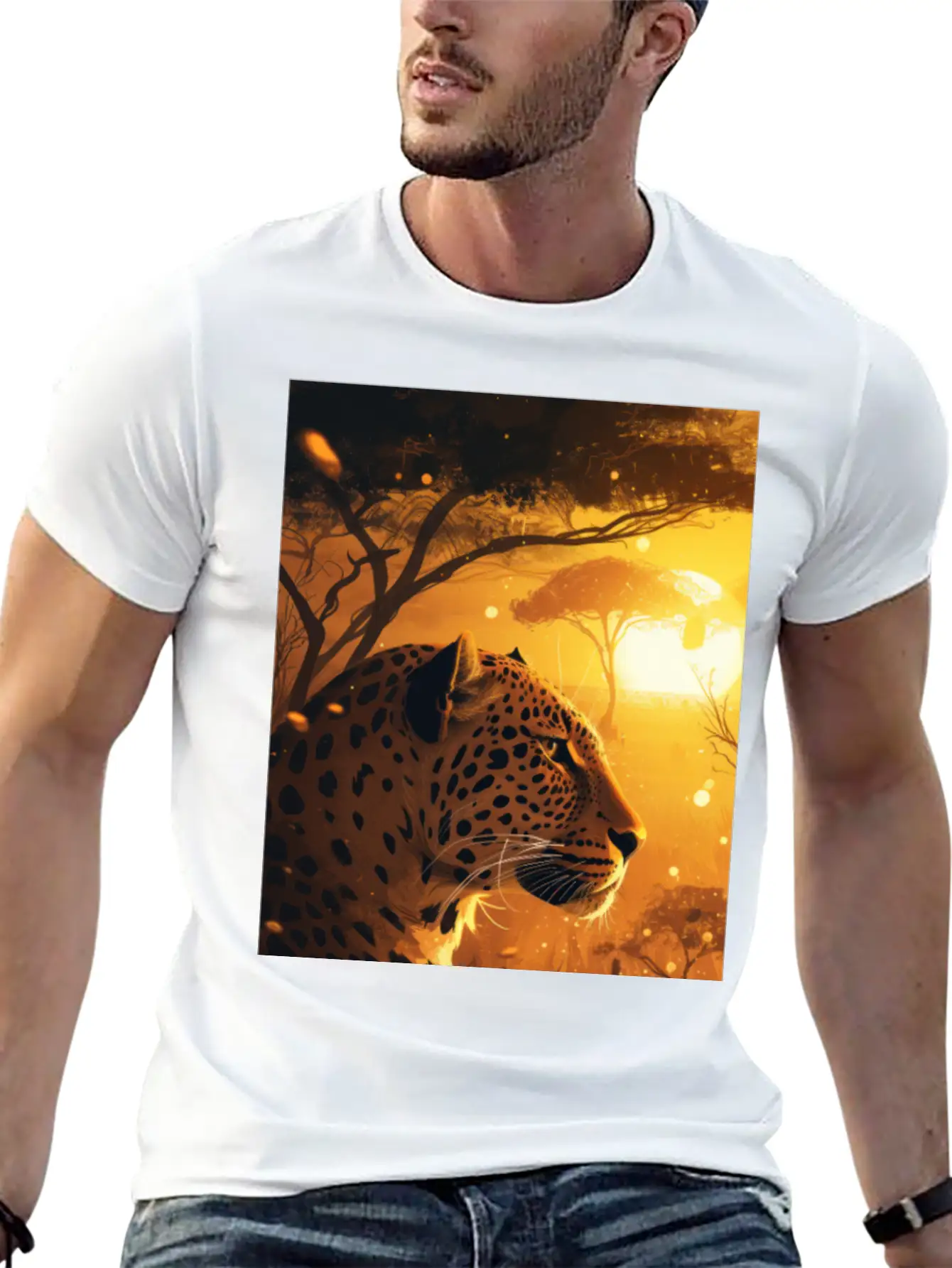 Dappled Dawn Unisex Casual T-Shirt – Clean Design For Daily Comfort