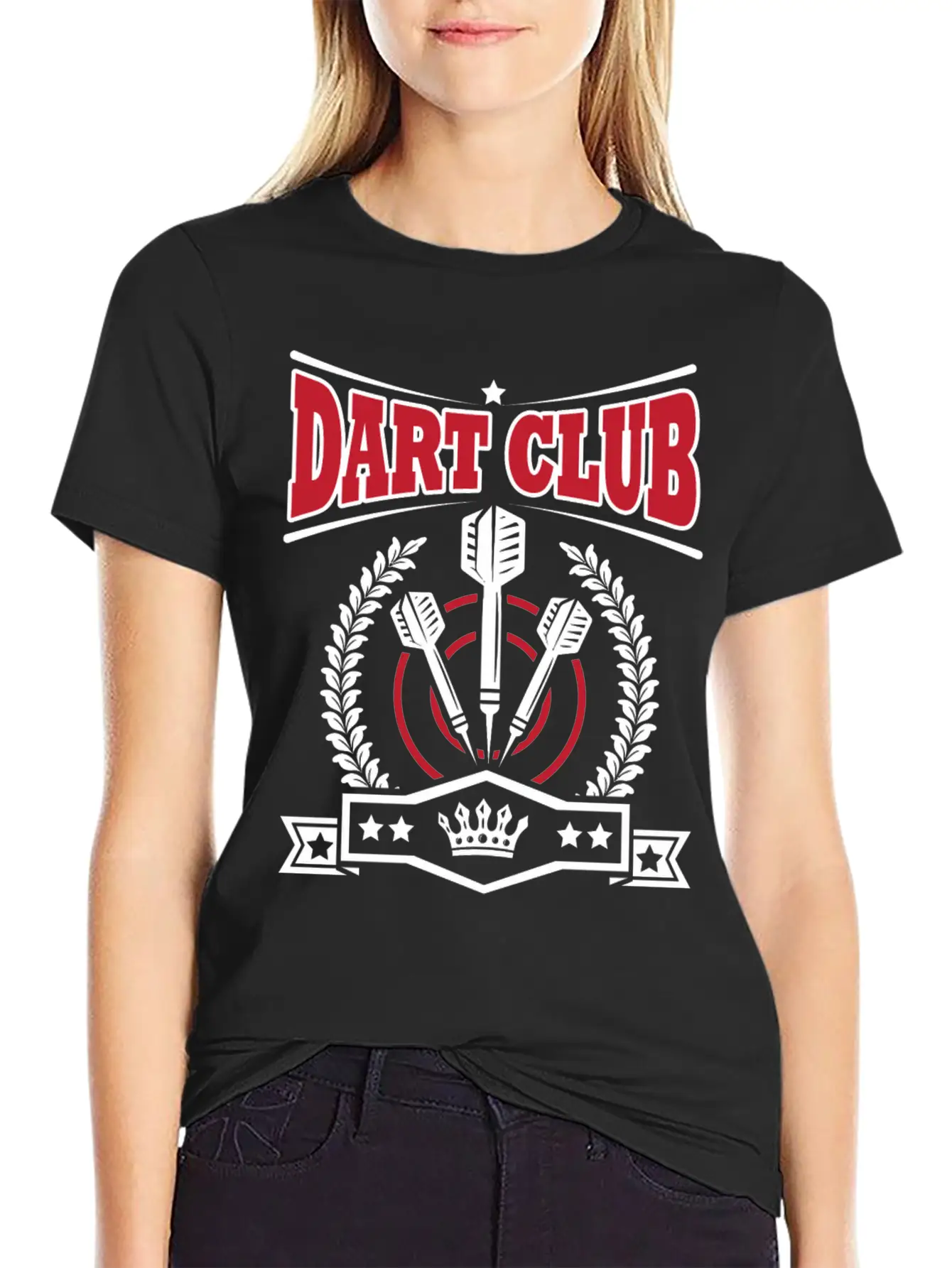Dart - Dart Club Stylish Everyday T-Shirt – Unisex Basic Cotton Tee