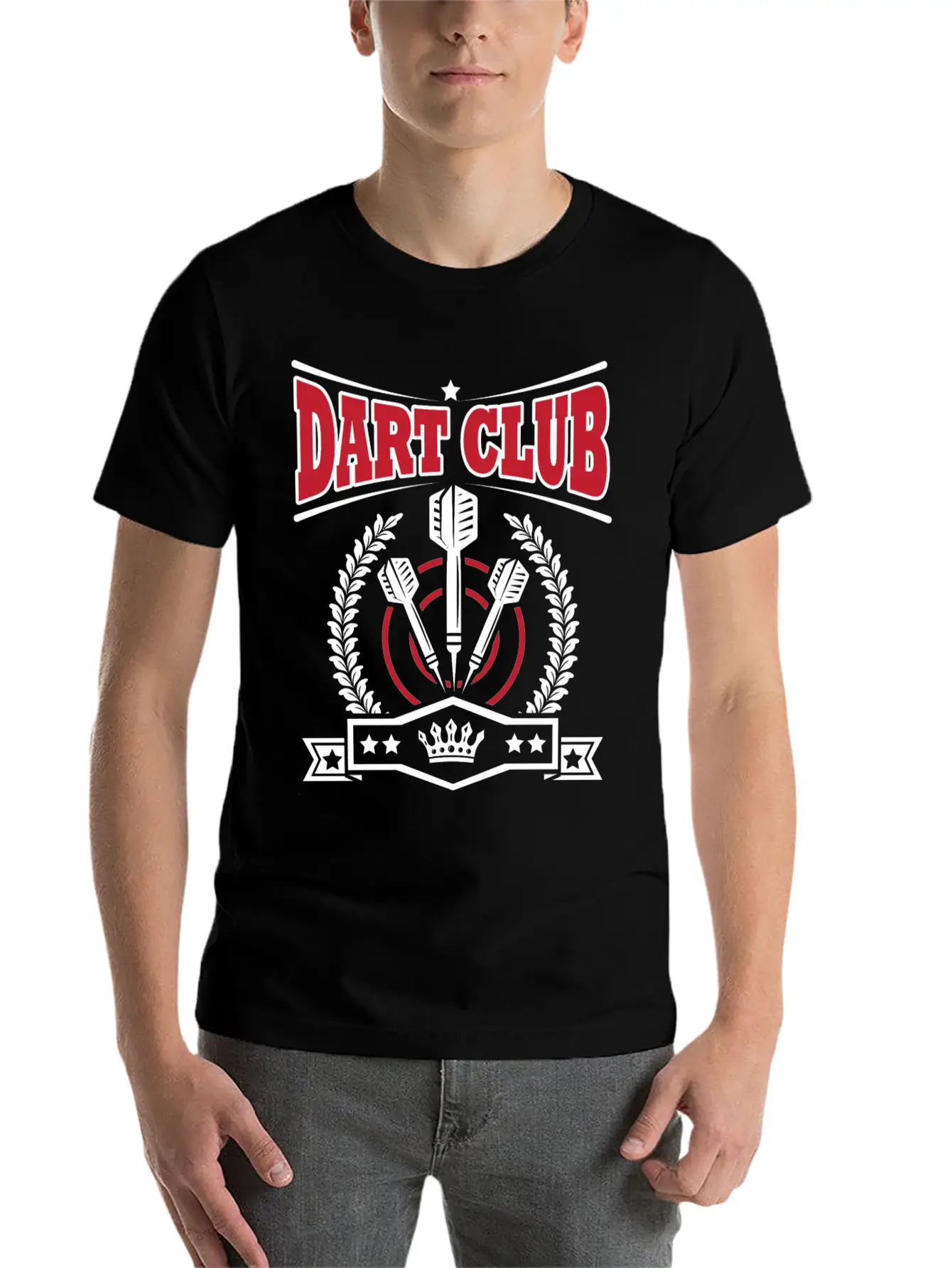 Dart - Dart Club Stylish Everyday T-Shirt – Unisex Basic Cotton Tee