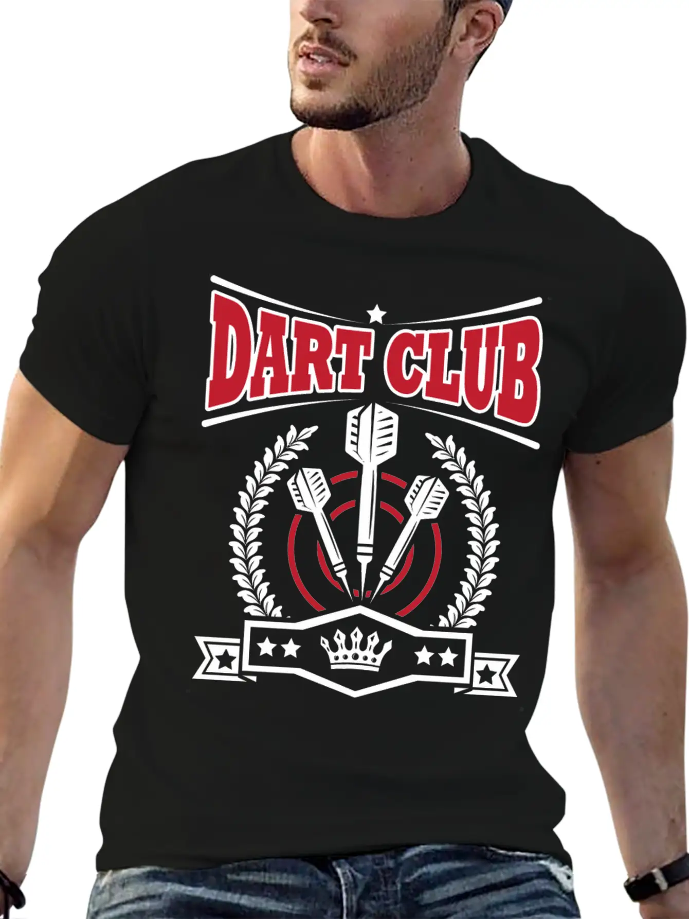 Dart - Dart Club Stylish Everyday T-Shirt – Unisex Basic Cotton Tee