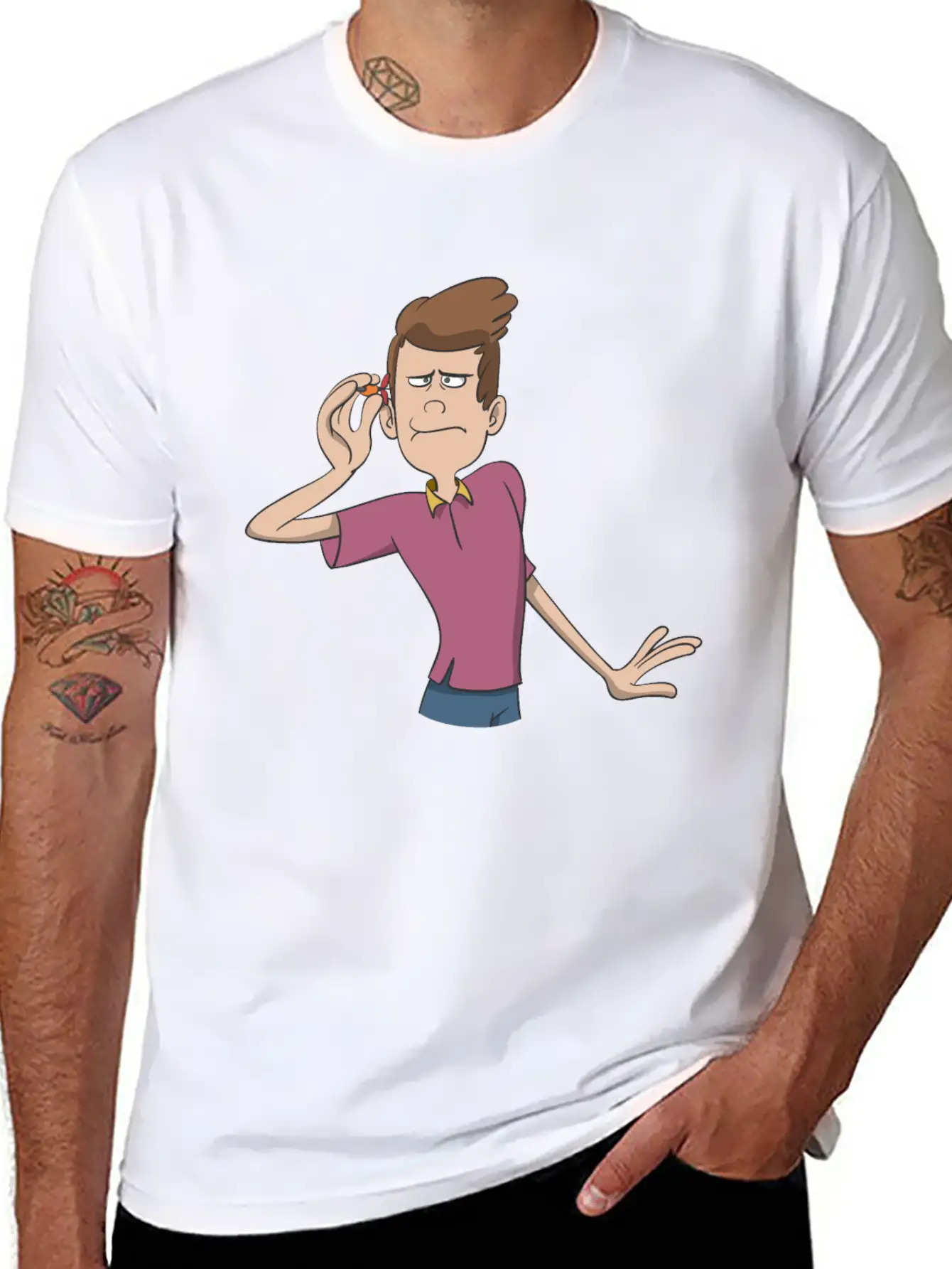 Dart Player Throws Basic Graphic T-Shirt – Daily Comfort In Soft Cotton