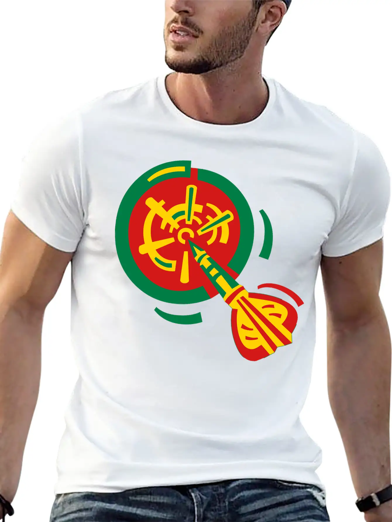 Darts Hobby Target Competition Unisex Casual T-Shirt – Clean Design For Daily Comfort