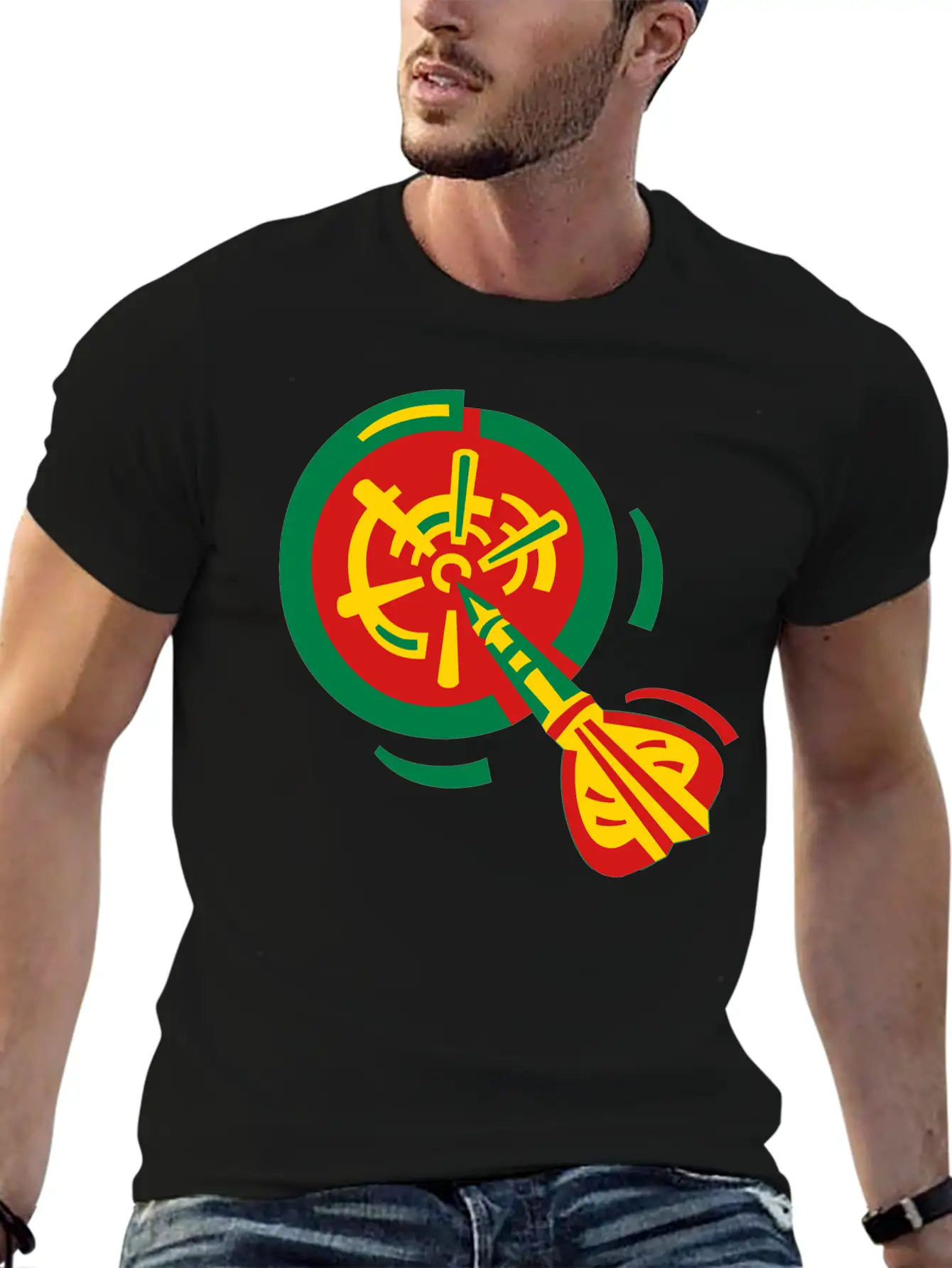 Darts Hobby Target Competition Unisex Casual T-Shirt – Clean Design For Daily Comfort