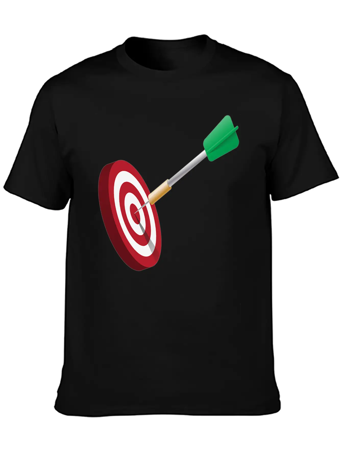 Darts Target Zielscheibe Dartpfeile Pfeile Dartboa Unisex Casual T-Shirt – Clean Design For Daily Comfort