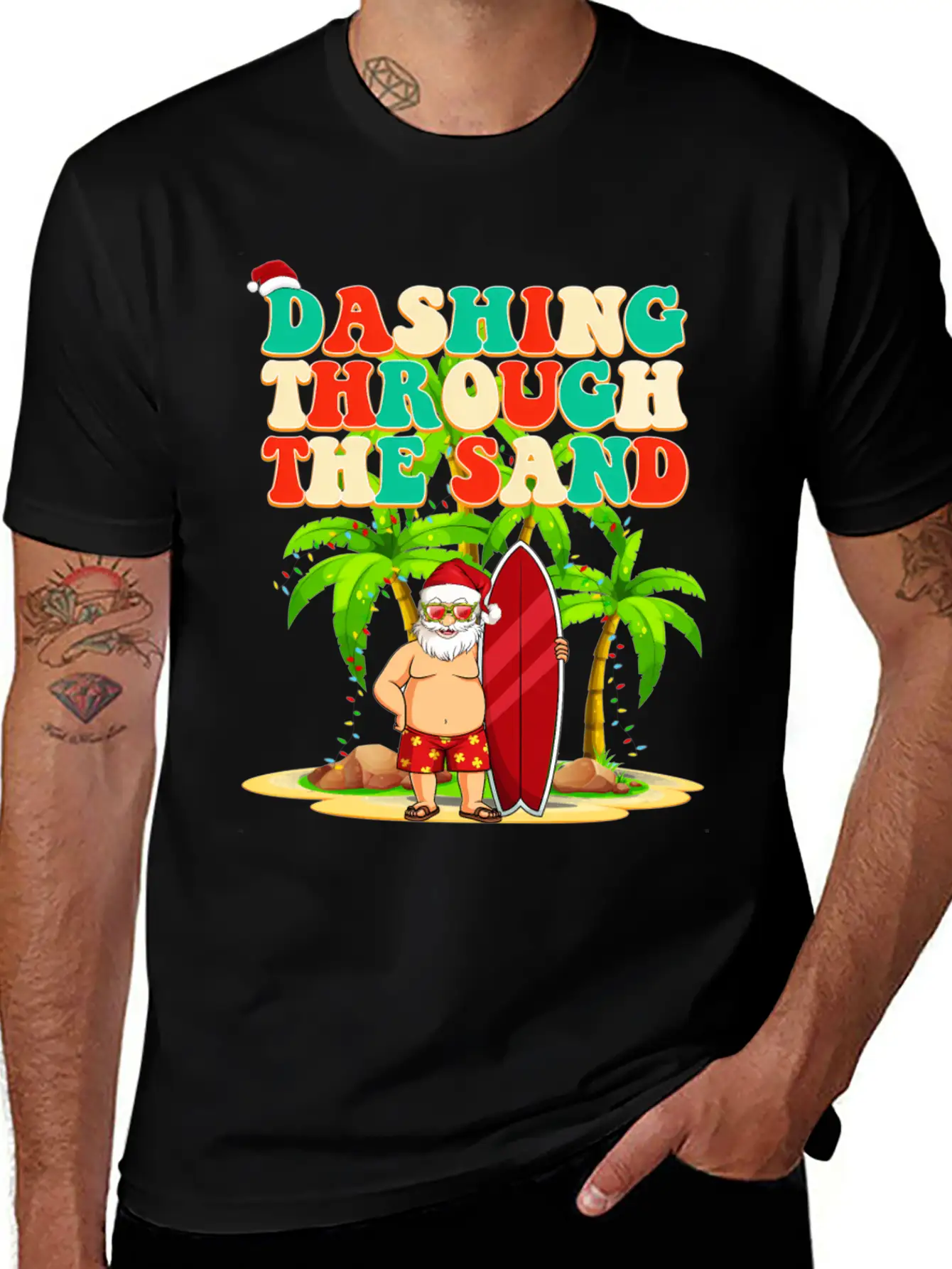 Dashing Through The Sand In July Unisex Short Sleeve Soft Cotton T-Shirt – Casual Everyday Wear
