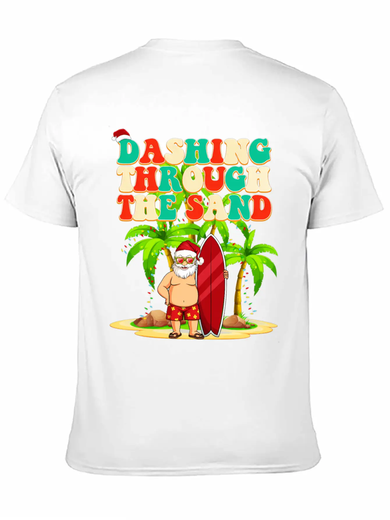 Dashing Through The Sand In July Unisex Short Sleeve Soft Cotton T-Shirt – Casual Everyday Wear