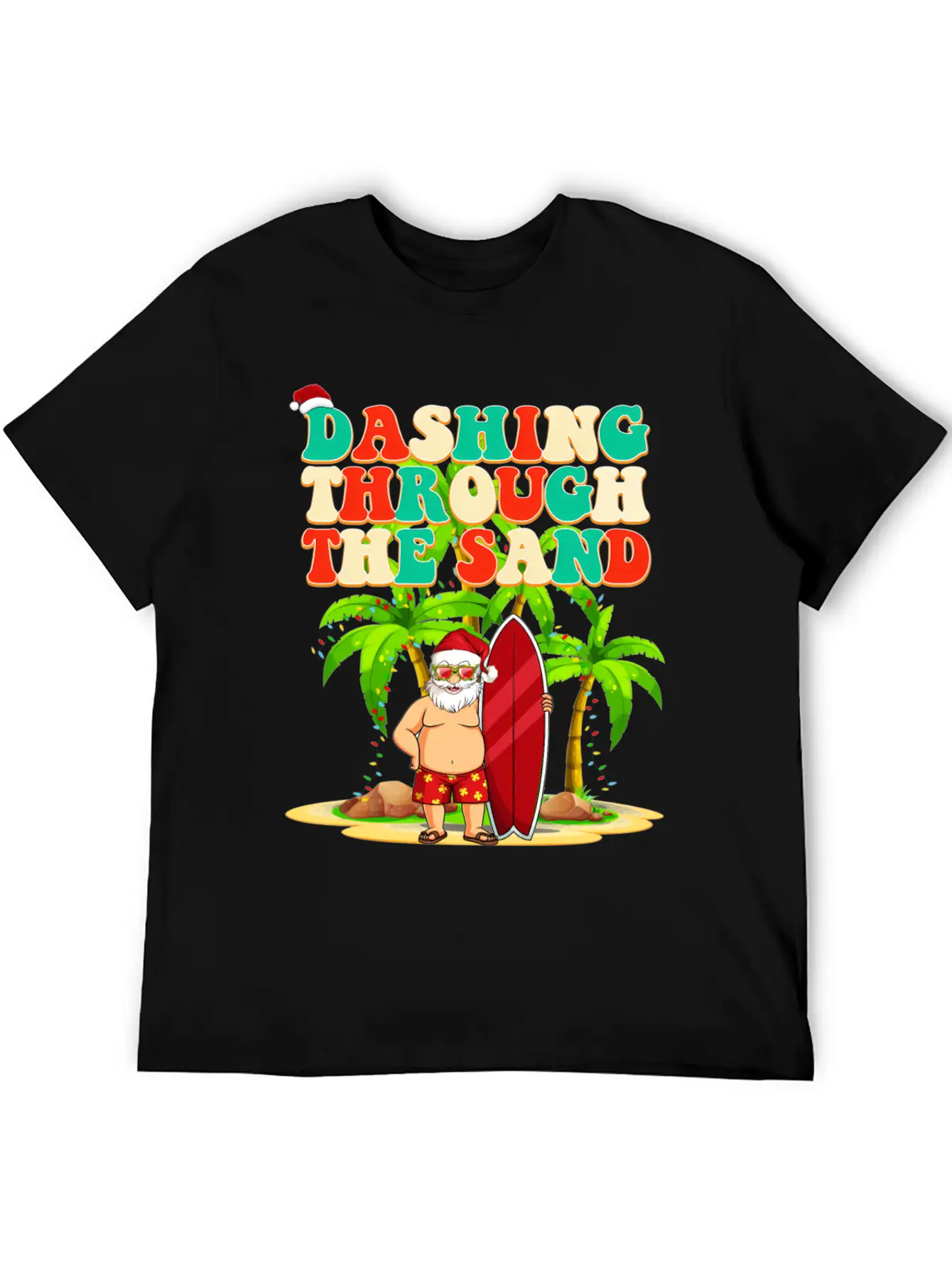 Dashing Through The Sand In July Unisex Short Sleeve Soft Cotton T-Shirt – Casual Everyday Wear
