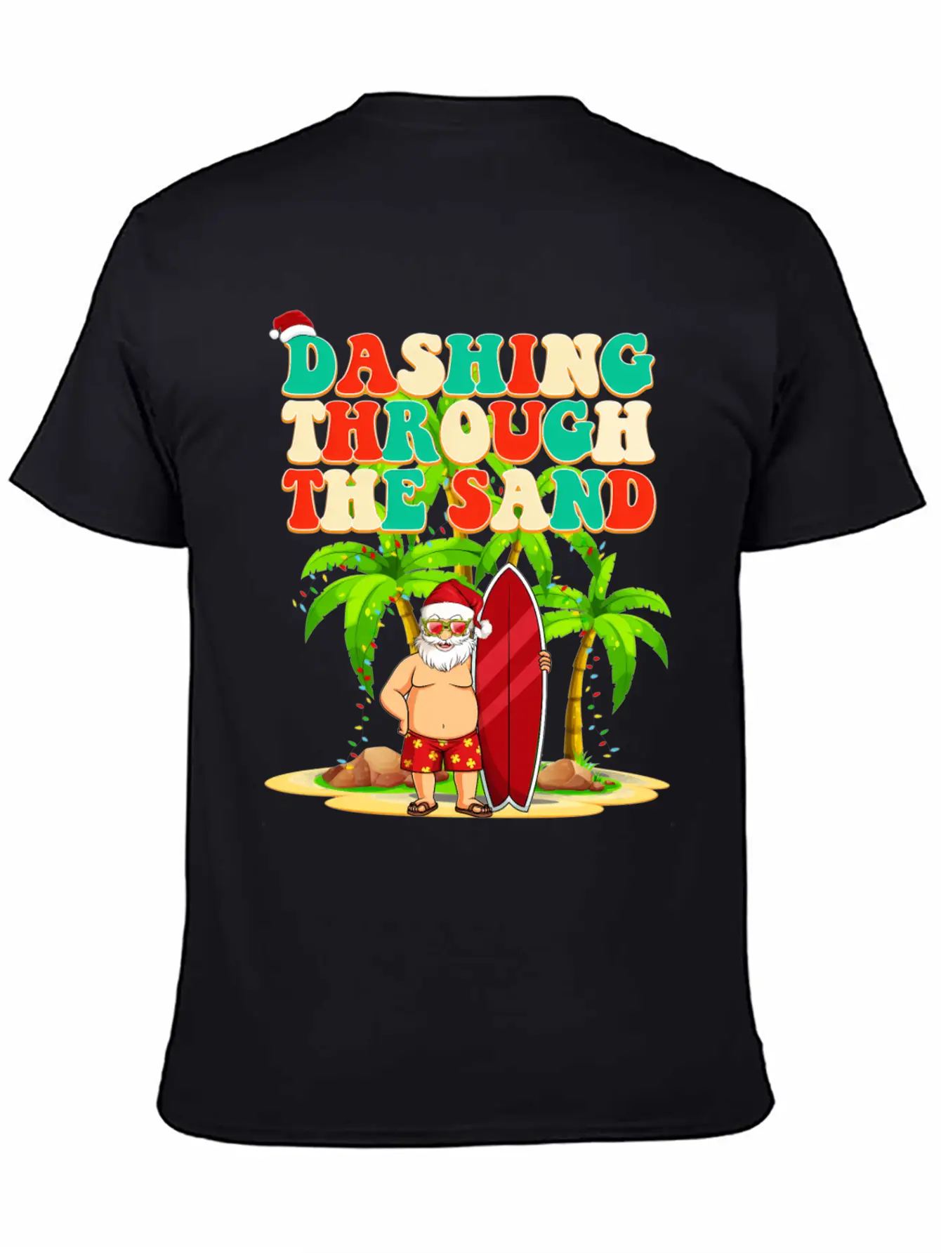 Dashing Through The Sand In July Unisex Short Sleeve Soft Cotton T-Shirt – Casual Everyday Wear