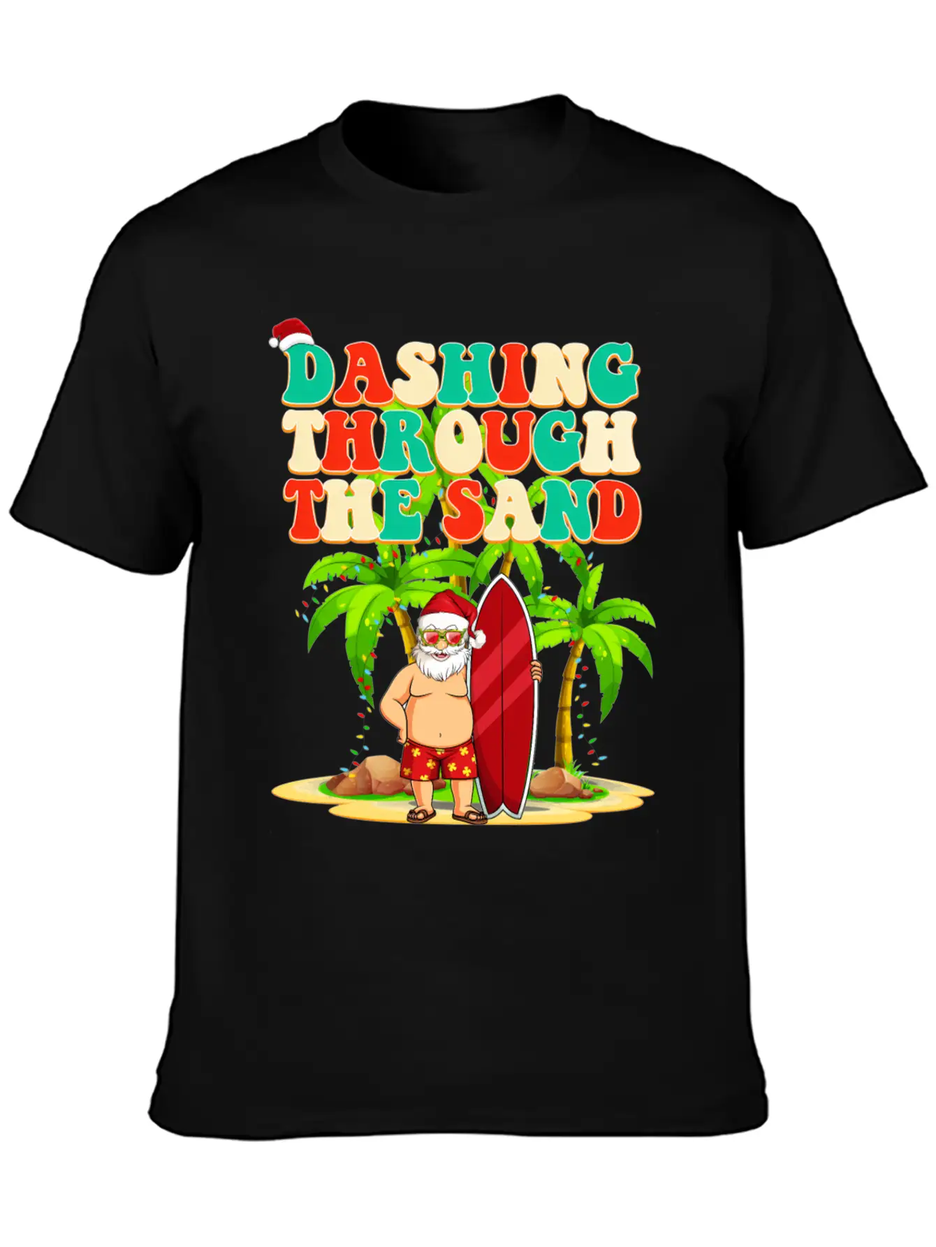 Dashing Through The Sand In July Unisex Short Sleeve Soft Cotton T-Shirt – Casual Everyday Wear