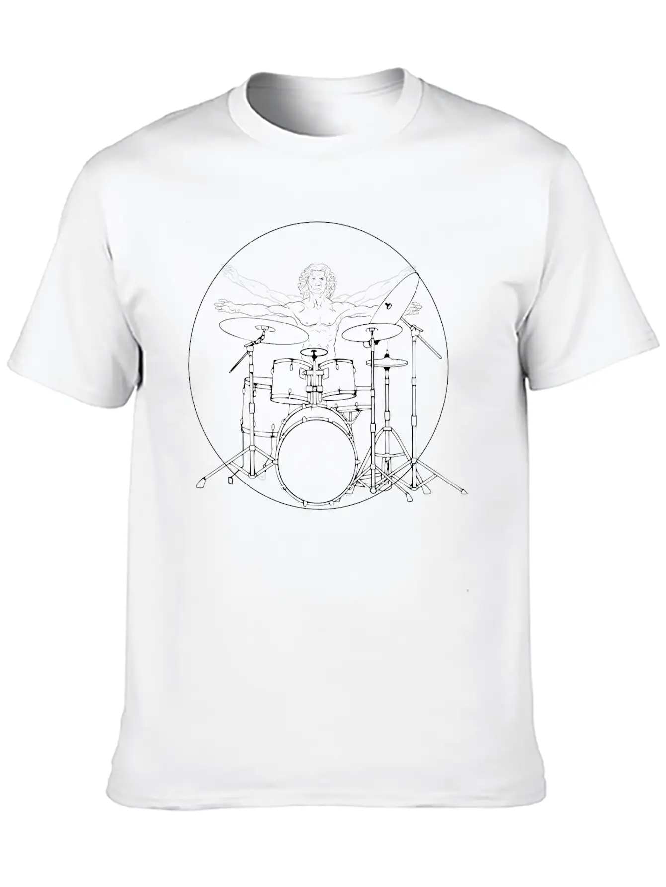 Davinci Art Drum Essential Unisex Summer Tee – Soft Cotton Casual Fit