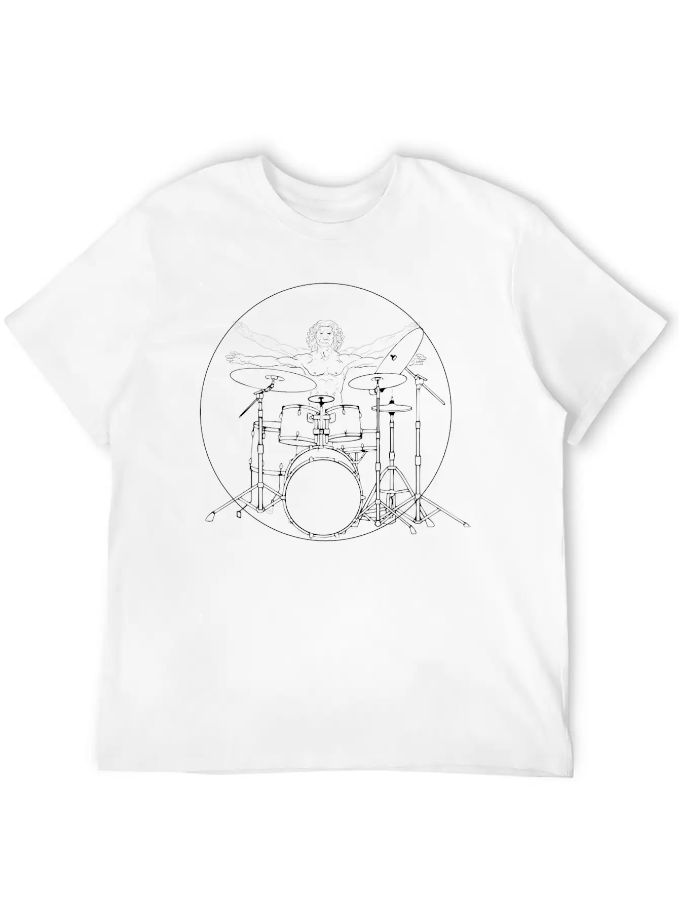 Davinci Art Drum Essential Unisex Summer Tee – Soft Cotton Casual Fit