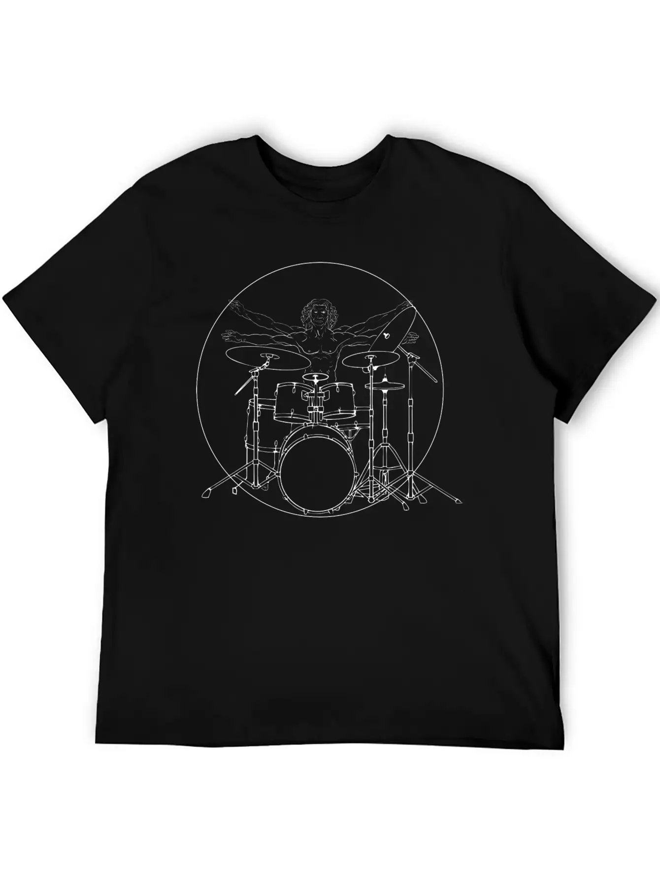 Davinci Art Drum Essential Unisex Summer Tee – Soft Cotton Casual Fit