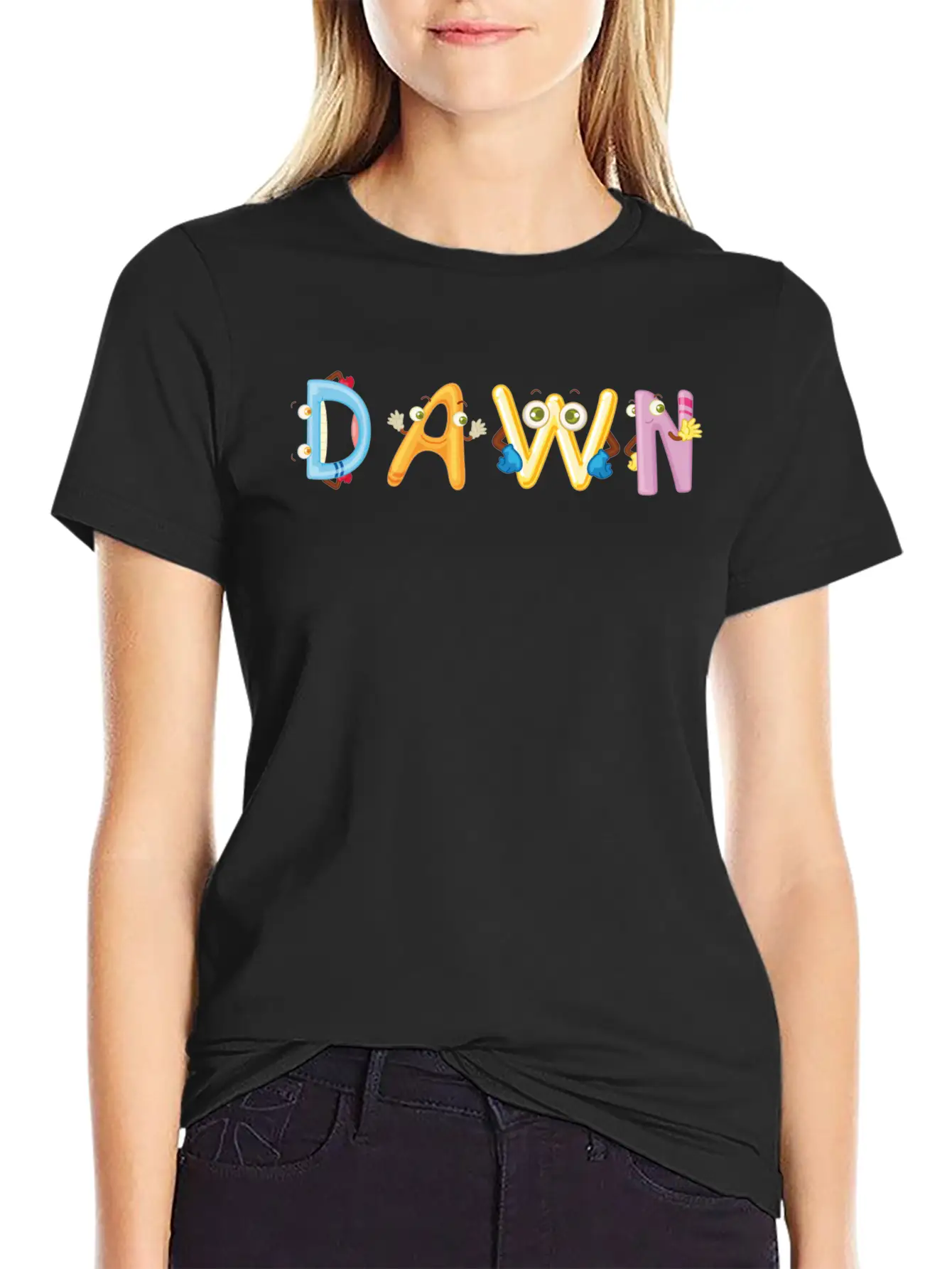 Dawn Comfortable Minimalist Graphic Tee – Summer Style Essential