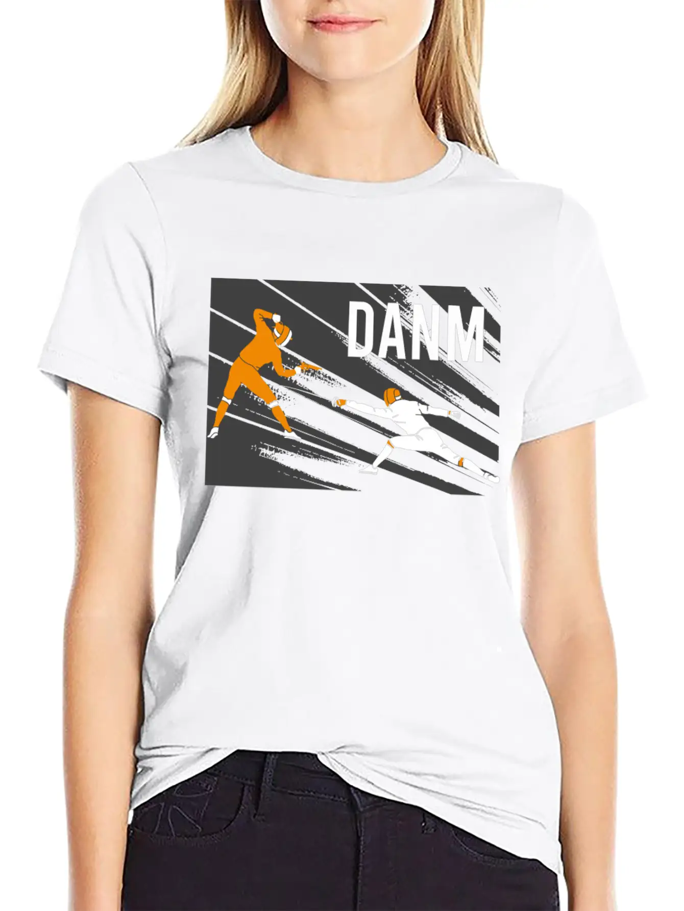 Dawn Funny Fencing Gift Timeless Short Sleeve Tee – Comfy And Minimalist Design