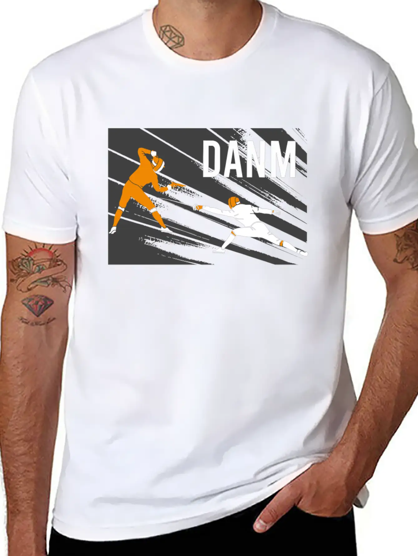 Dawn Funny Fencing Gift Timeless Short Sleeve Tee – Comfy And Minimalist Design
