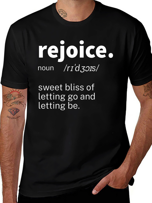Rejoice Definition T-Shirt | Blissful Expression