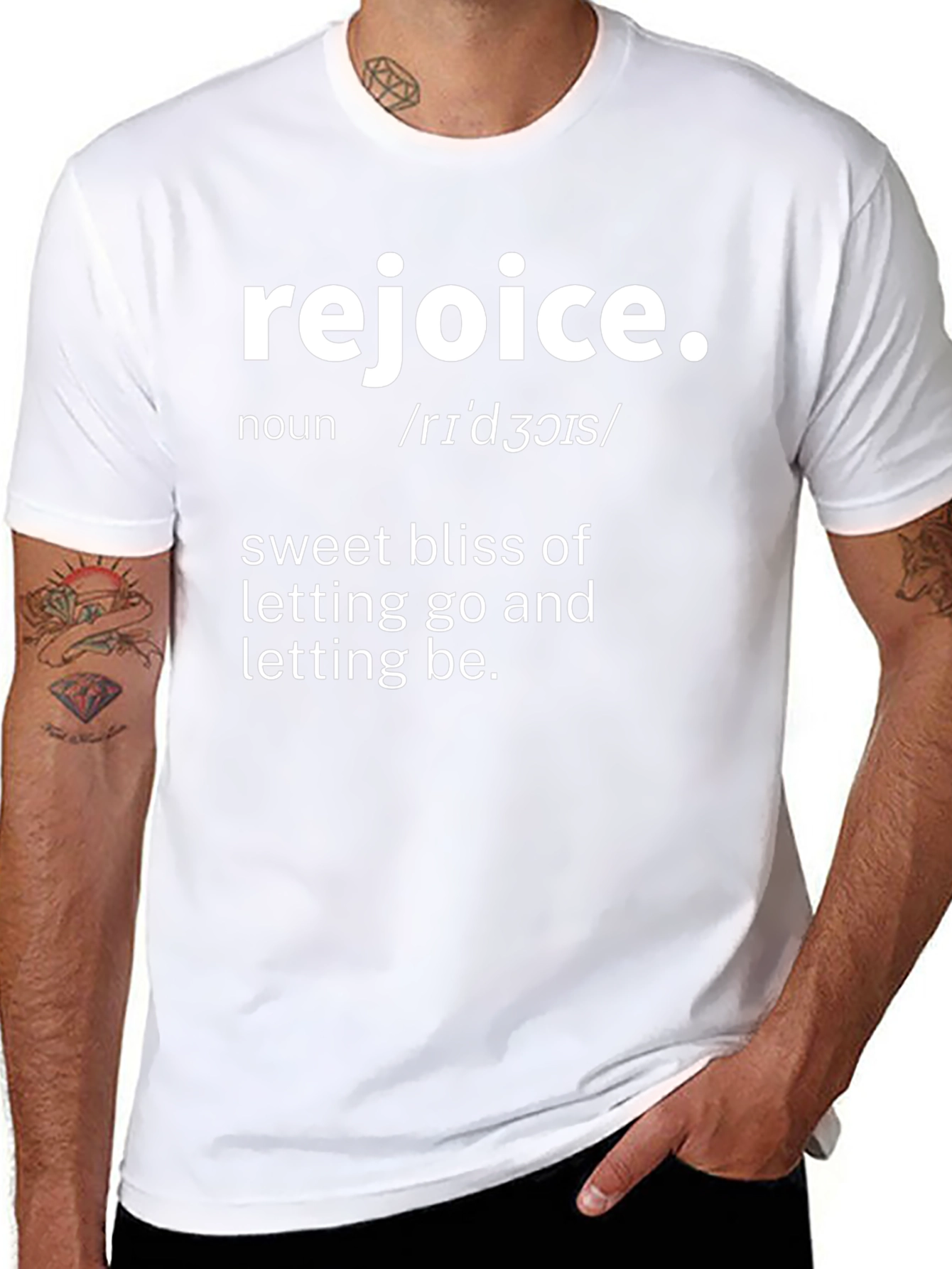 Rejoice Definition T-Shirt | Blissful Expression