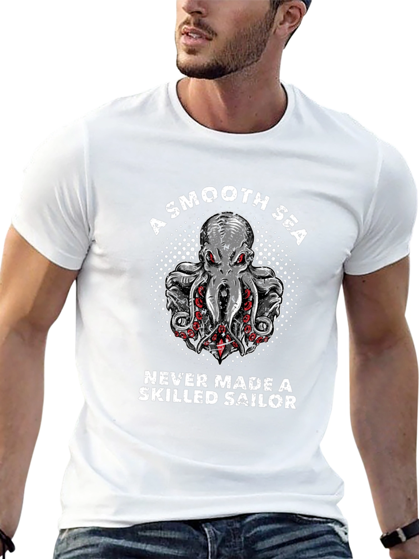 A Smooth Sea Octopus Graphic T-Shirt
