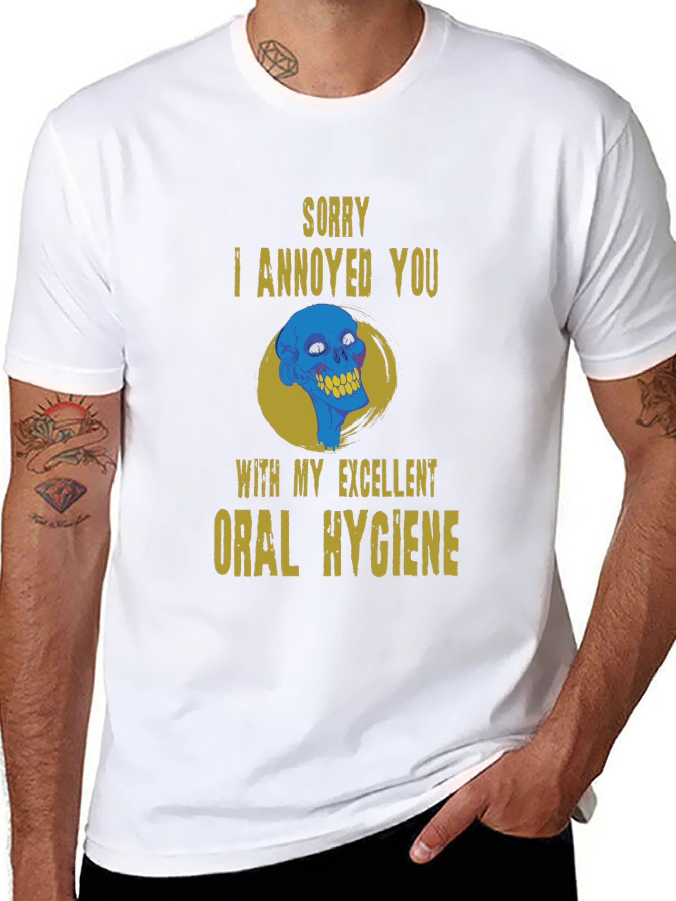 Funny Oral Hygiene Graphic T-Shirt