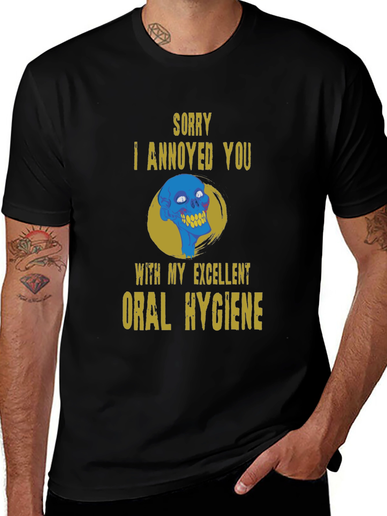 Funny Oral Hygiene Graphic T-Shirt