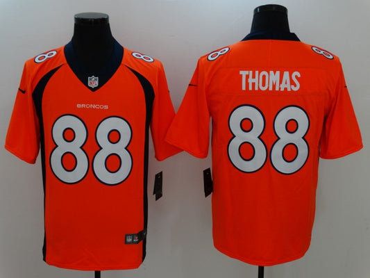 Men's Denver Broncos Demaryius Thomas #88 Orange Game Jerseys