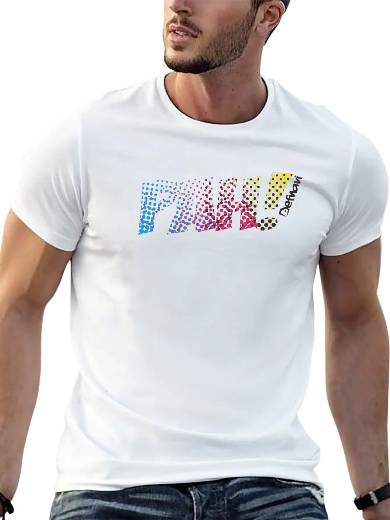 DEAF PAH! CMYK Essential Unisex Summer Tee – Soft Cotton Casual Fit