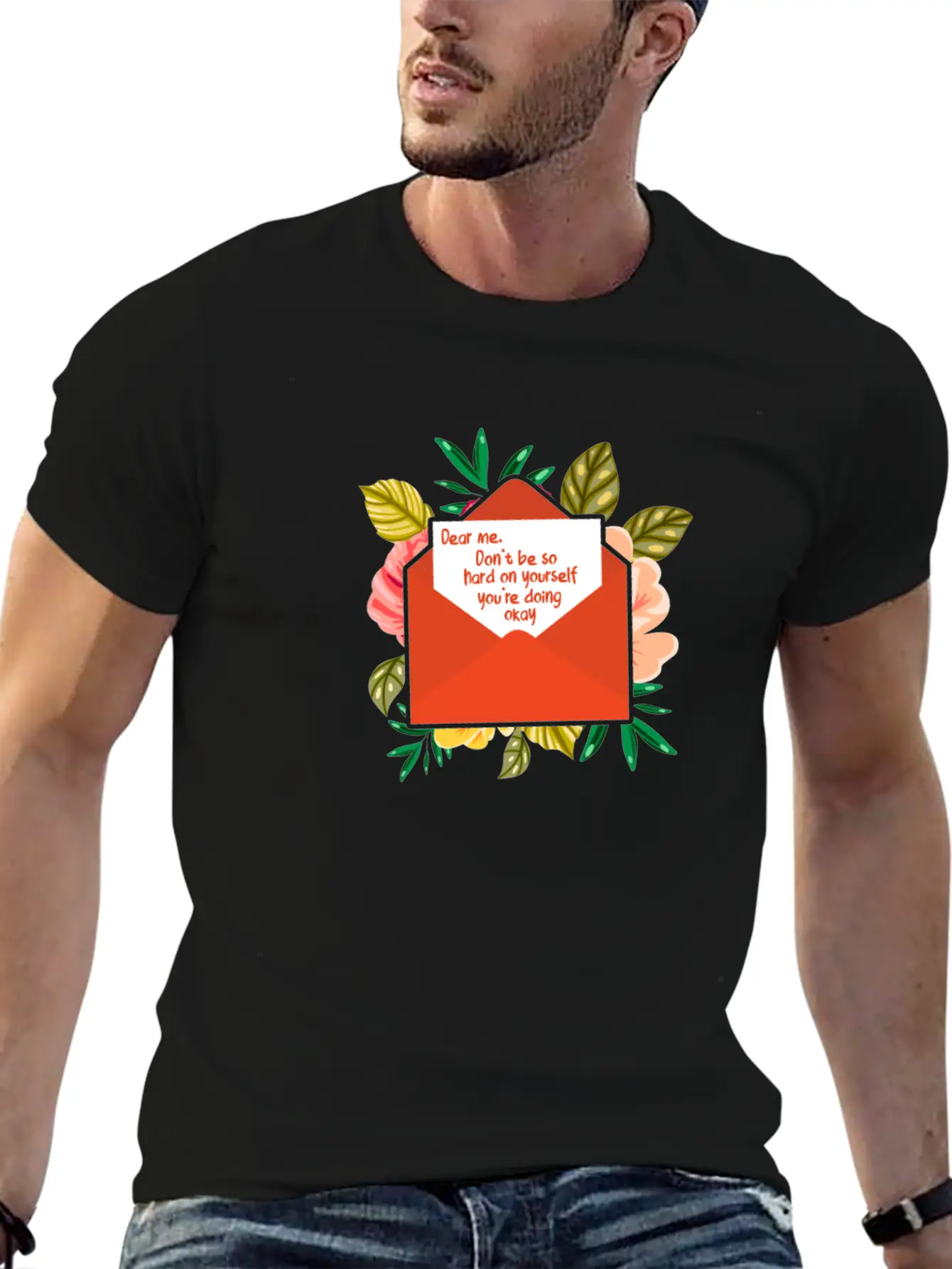 Dear Me Don't Be So Hard On Yourself Mental Health Timeless Short Sleeve Tee – Comfy And Minimalist Design