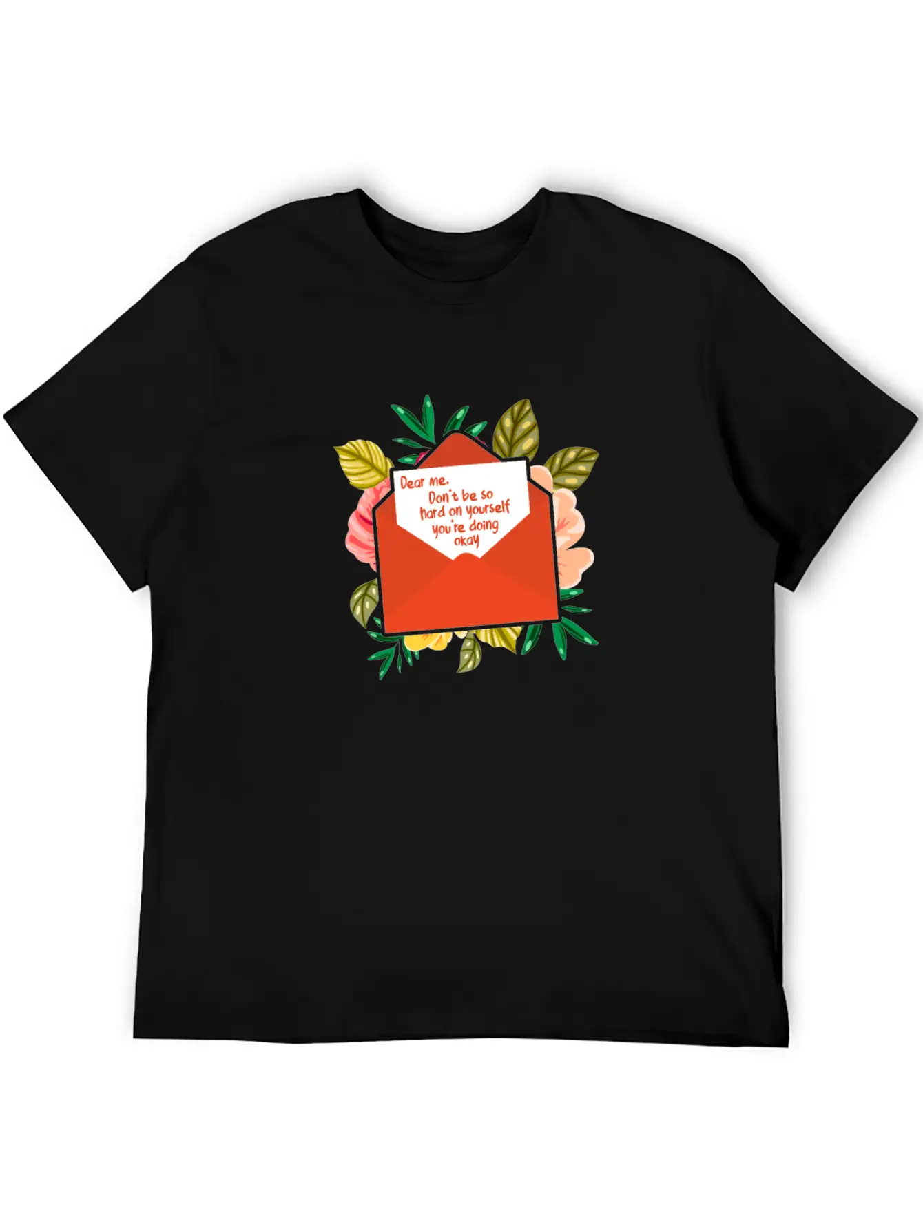 Dear Me Don't Be So Hard On Yourself Mental Health Timeless Short Sleeve Tee – Comfy And Minimalist Design