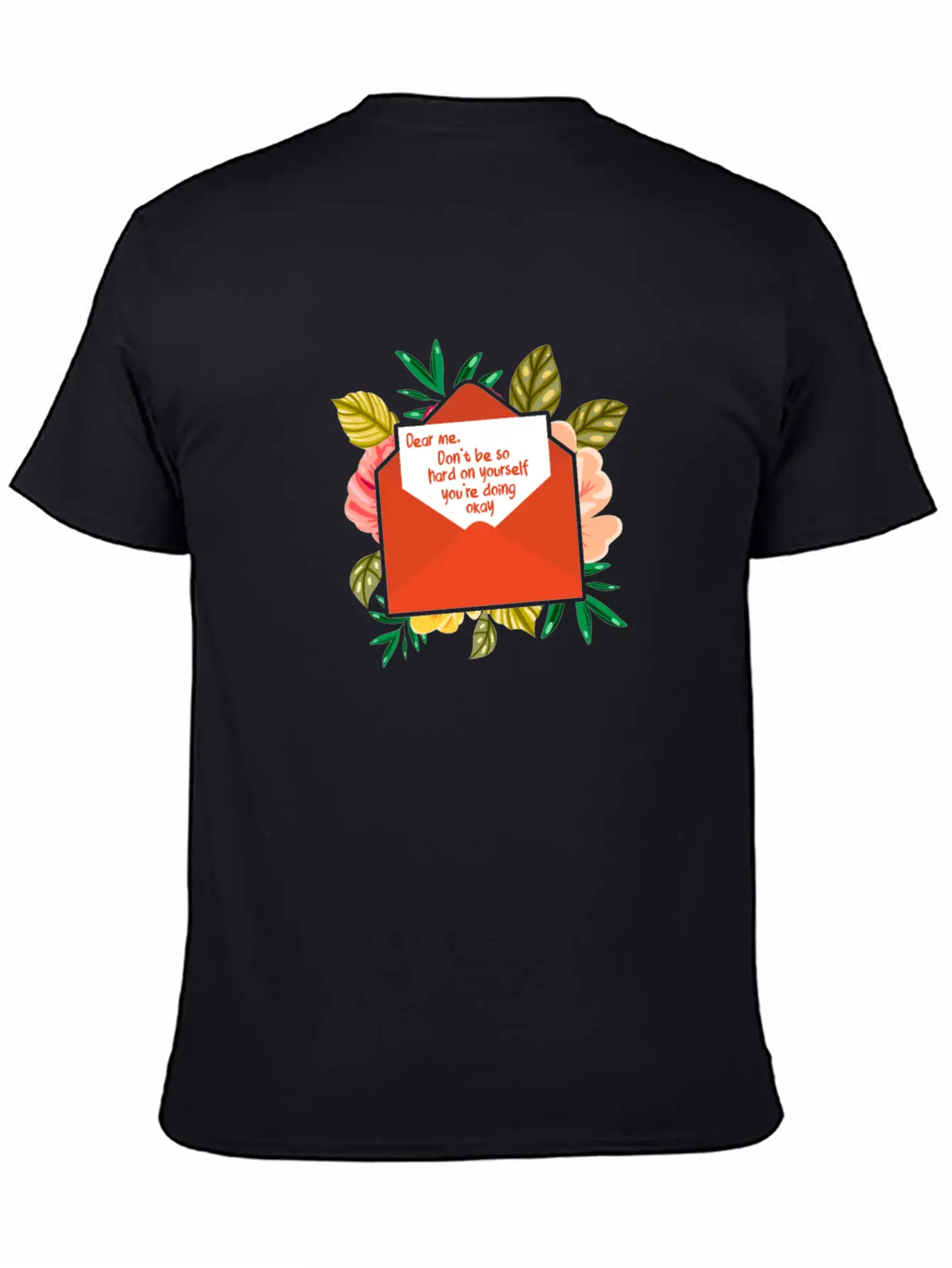 Dear Me Don't Be So Hard On Yourself Mental Health Timeless Short Sleeve Tee – Comfy And Minimalist Design