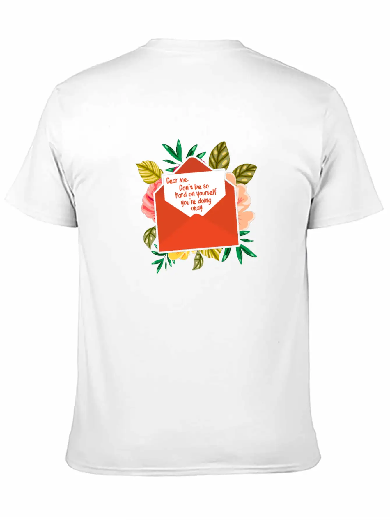 Dear Me Don't Be So Hard On Yourself Mental Health Timeless Short Sleeve Tee – Comfy And Minimalist Design