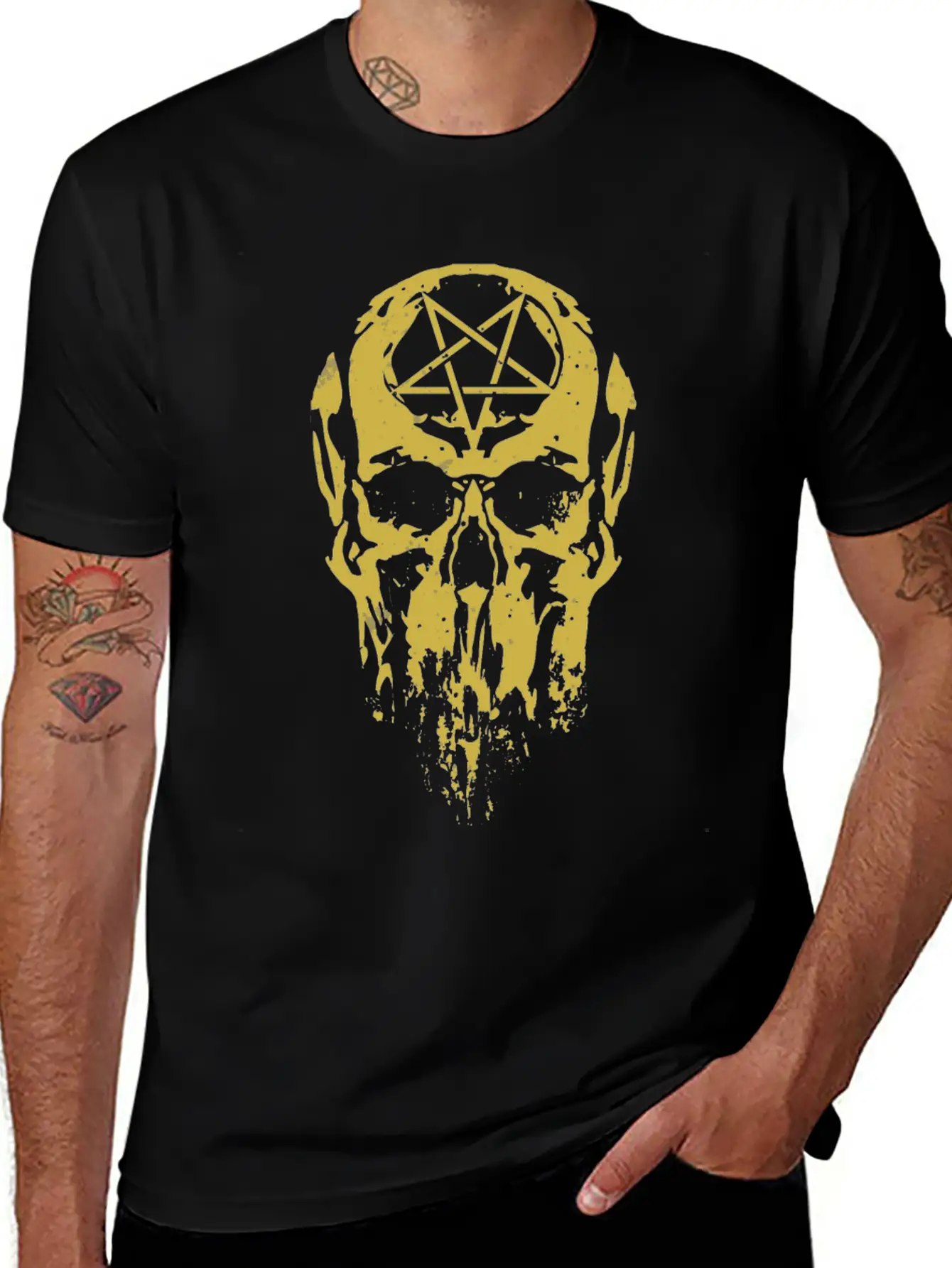 Death Metal Skull Essential Unisex Summer Tee – Soft Cotton Casual Fit
