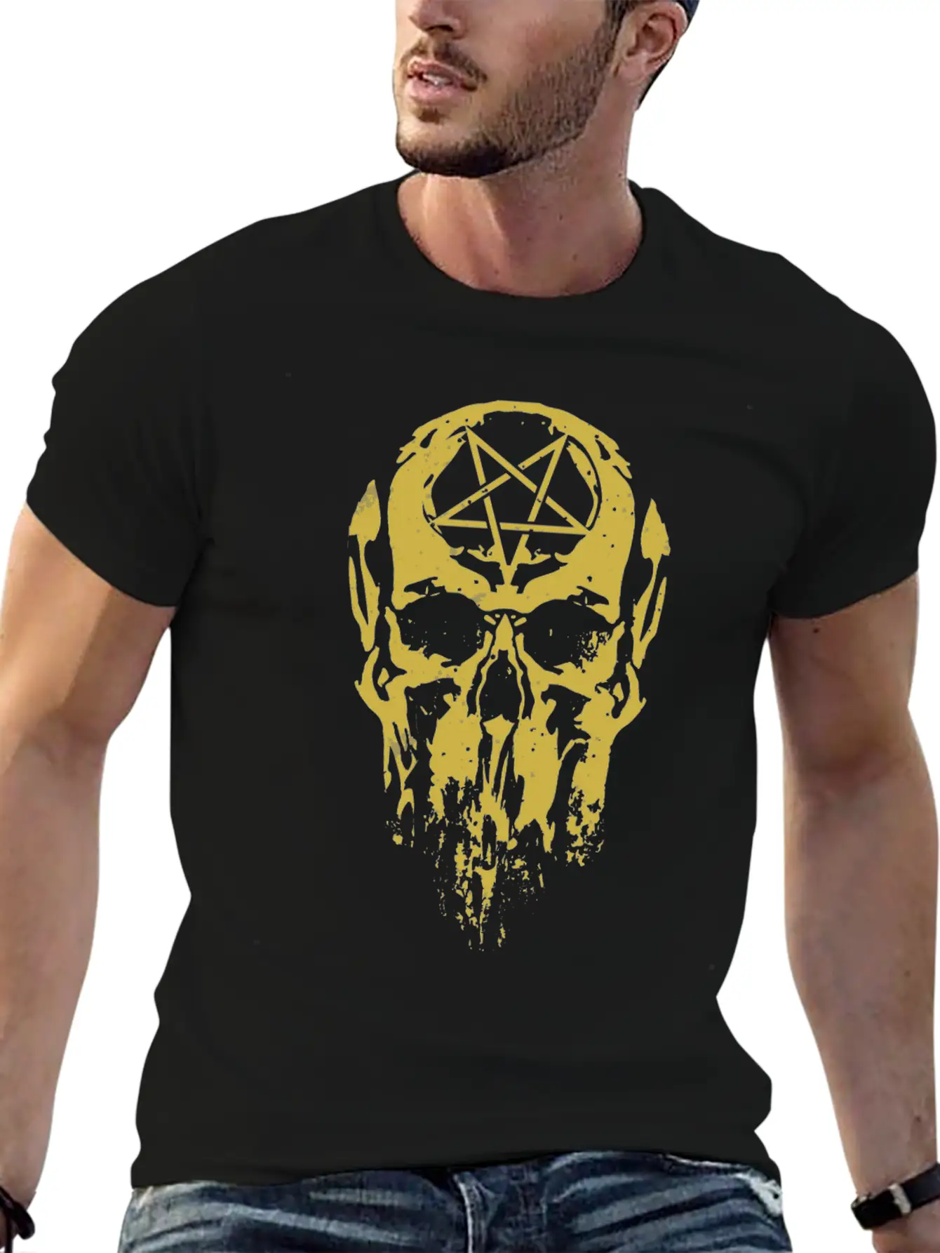 Death Metal Skull Essential Unisex Summer Tee – Soft Cotton Casual Fit