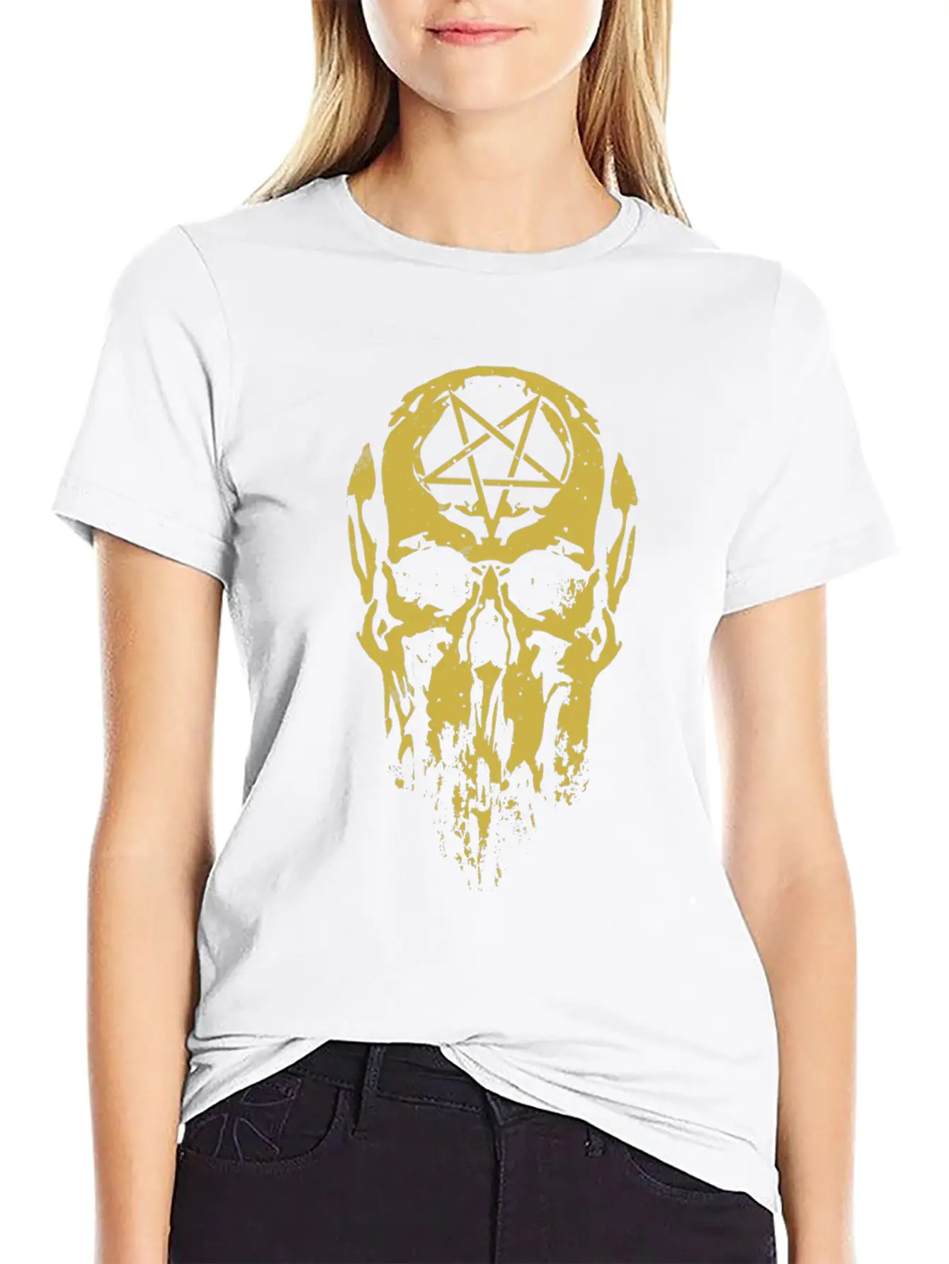 Death Metal Skull Essential Unisex Summer Tee – Soft Cotton Casual Fit
