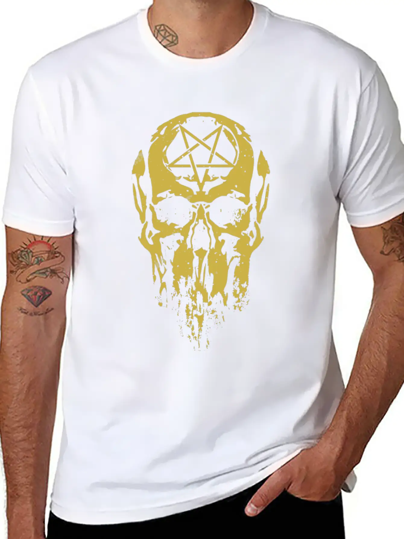 Death Metal Skull Essential Unisex Summer Tee – Soft Cotton Casual Fit