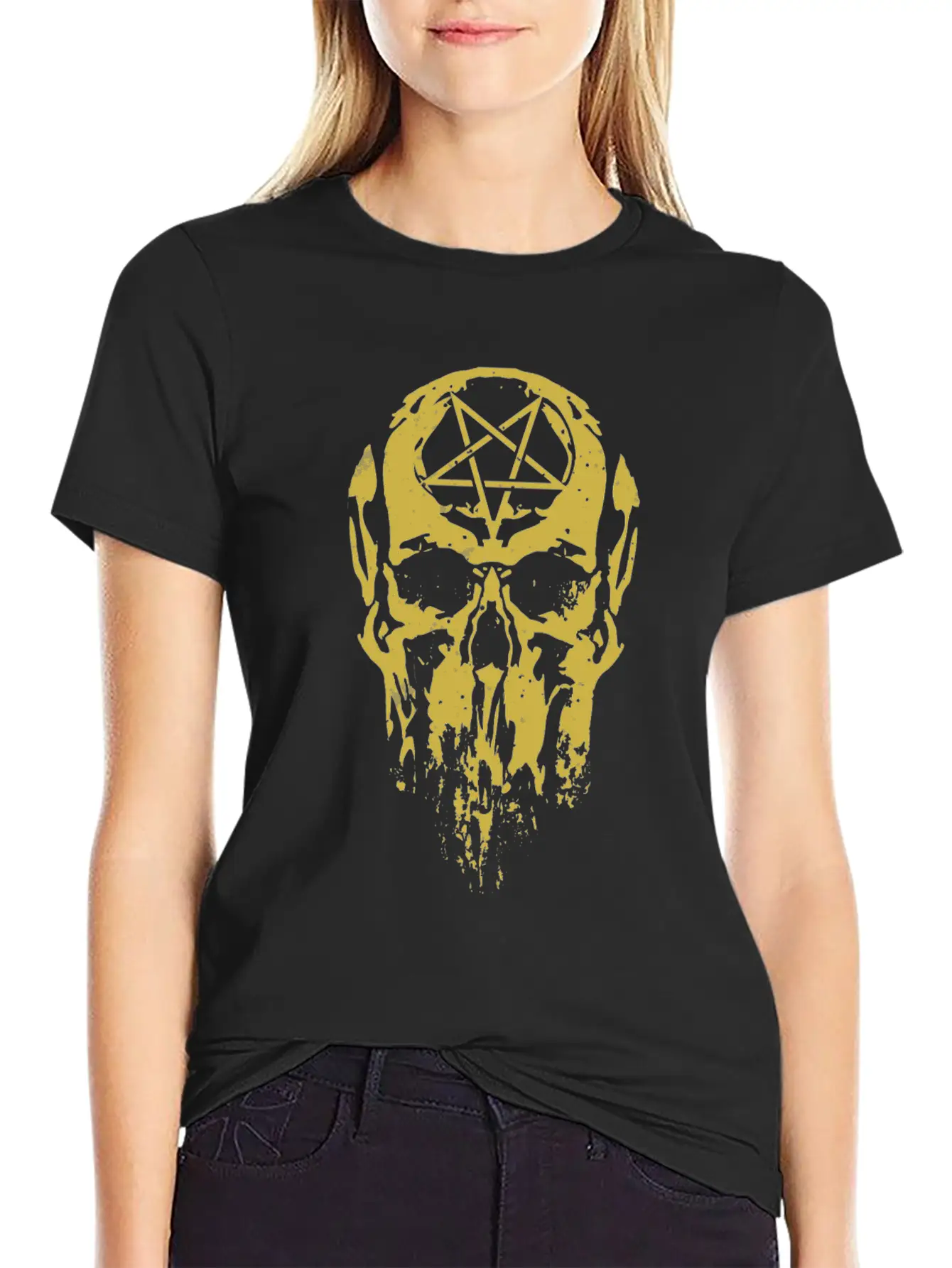 Death Metal Skull Essential Unisex Summer Tee – Soft Cotton Casual Fit