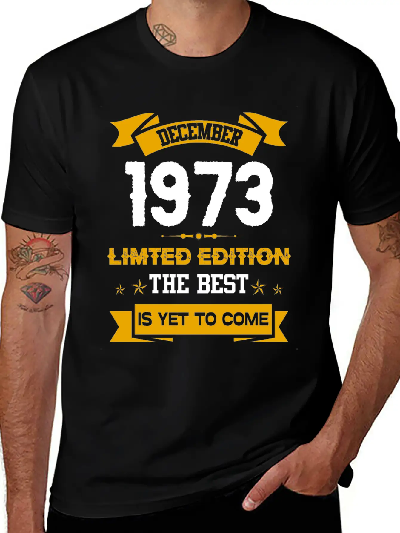 December 1973 Birthday Surprise Timeless Short Sleeve Tee – Comfy And Minimalist Design
