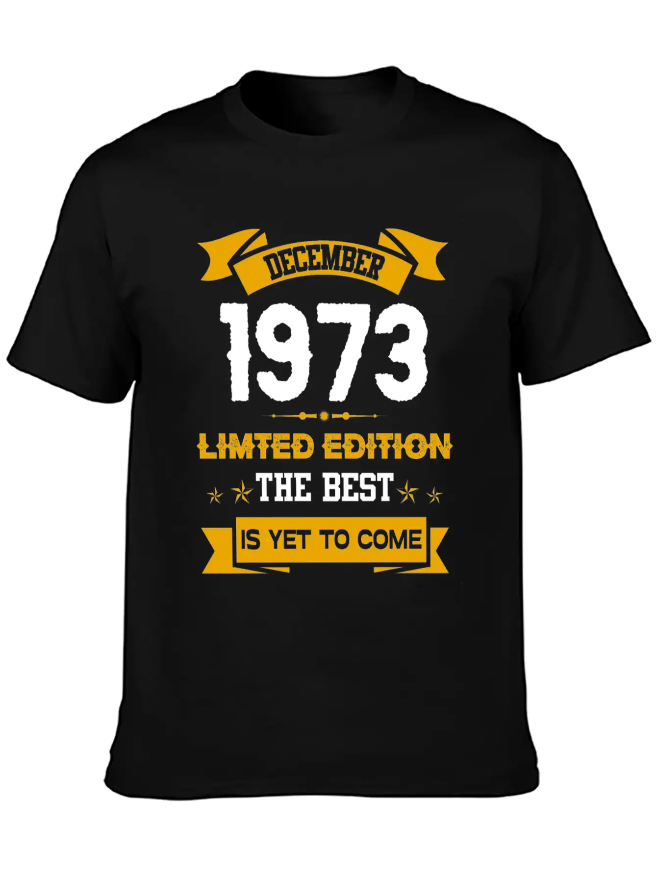 December 1973 Birthday Surprise Timeless Short Sleeve Tee – Comfy And Minimalist Design