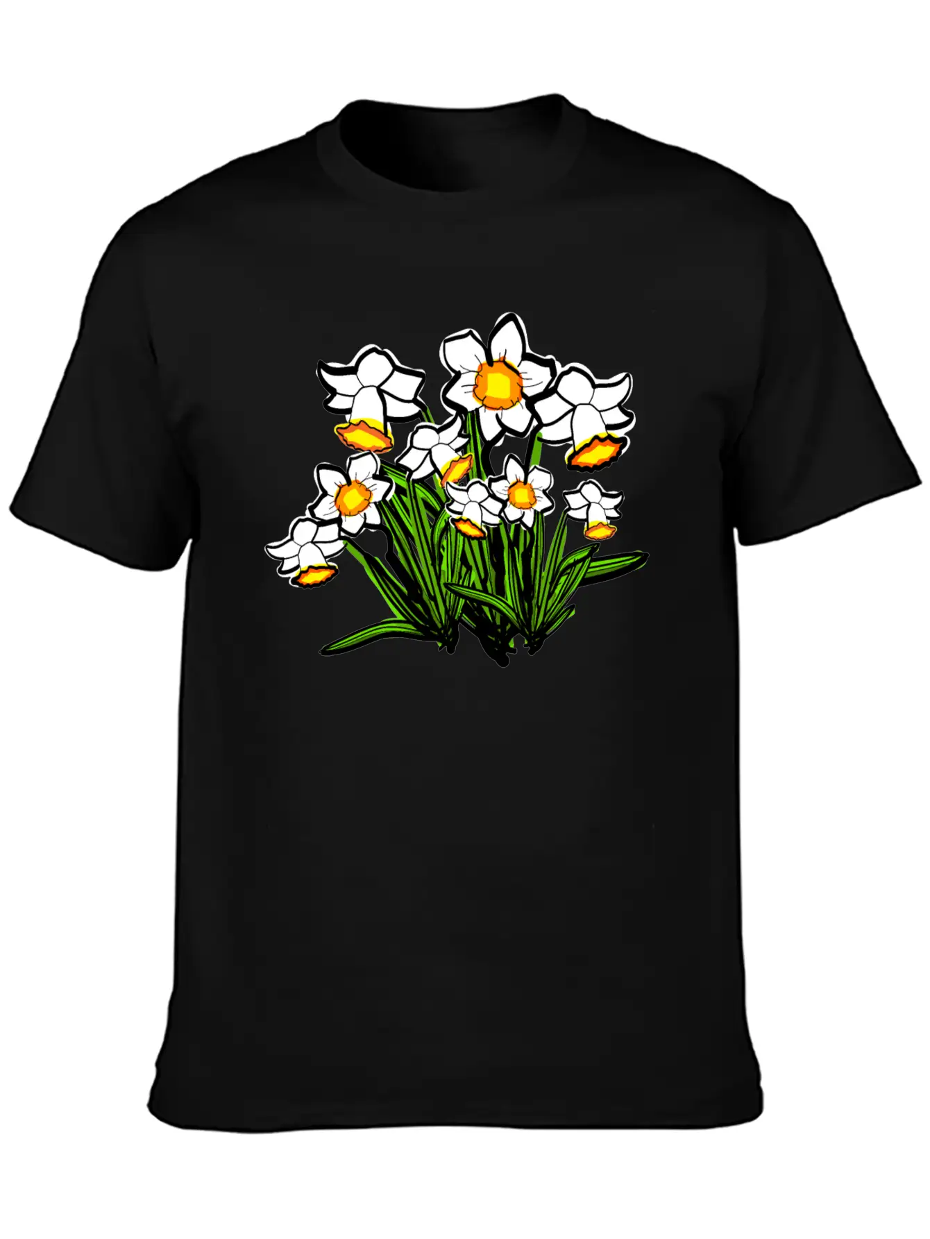 December Birth Flower Narcissus Timeless Short Sleeve Tee – Comfy And Minimalist Design